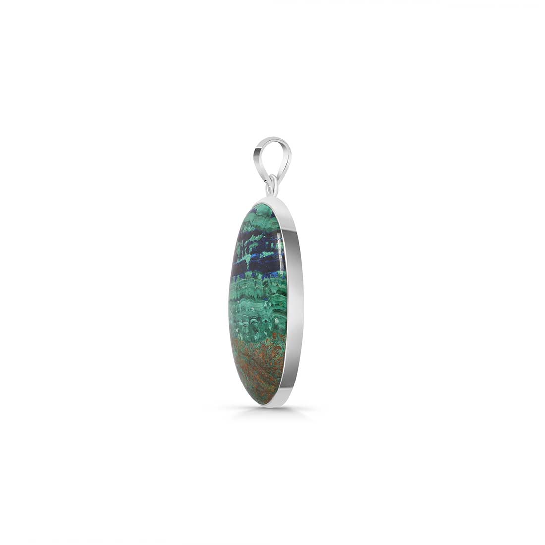 Azurite Malachite Pendant-(AZM-P-8.)