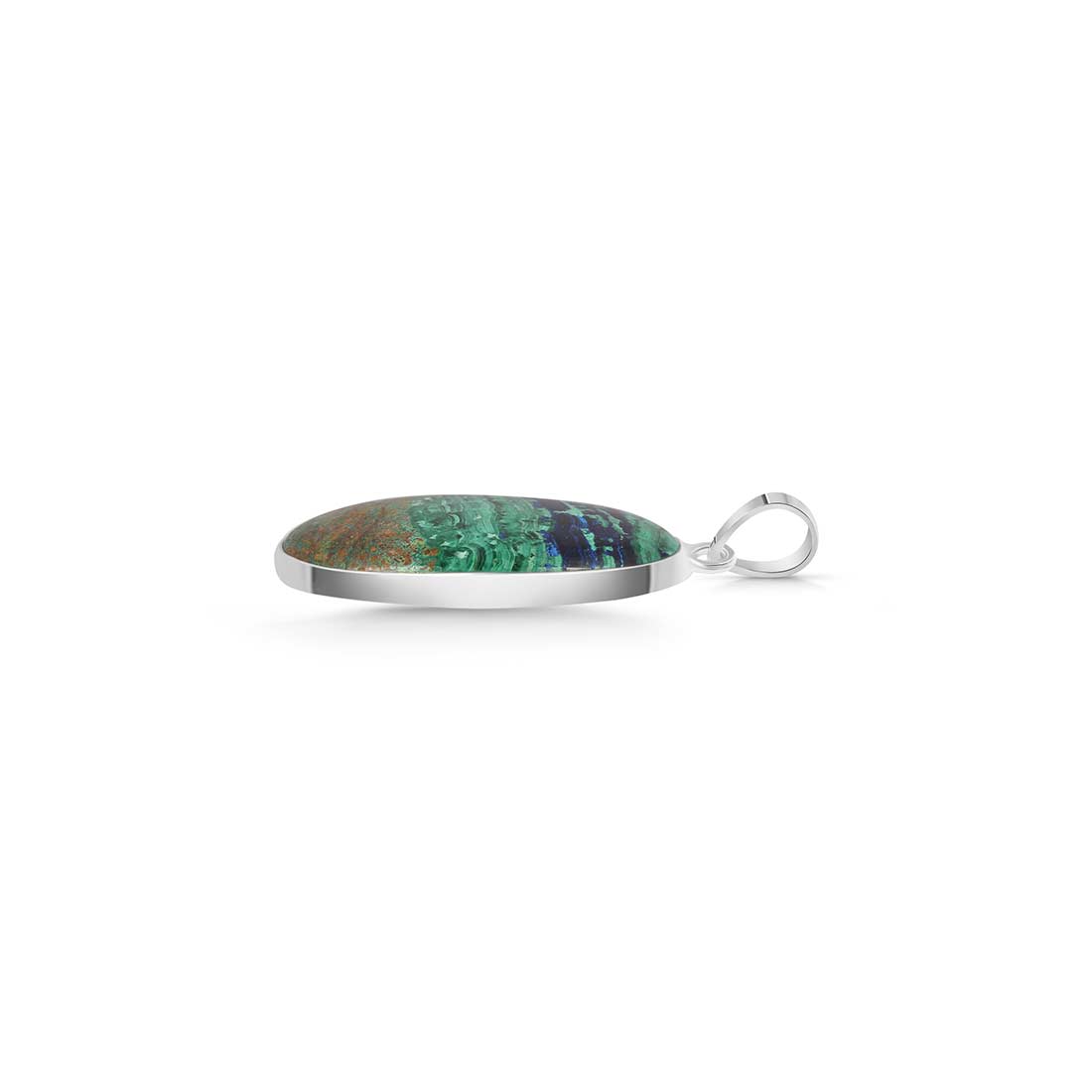 Azurite Malachite Pendant-(AZM-P-8.)