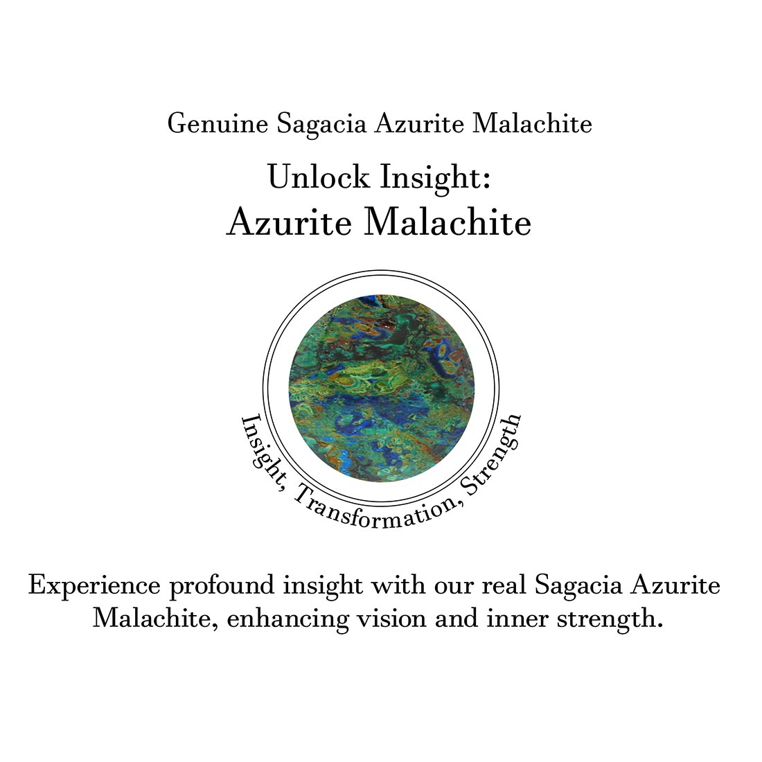 Azurite Malachite Earring-(AZM-E-4)