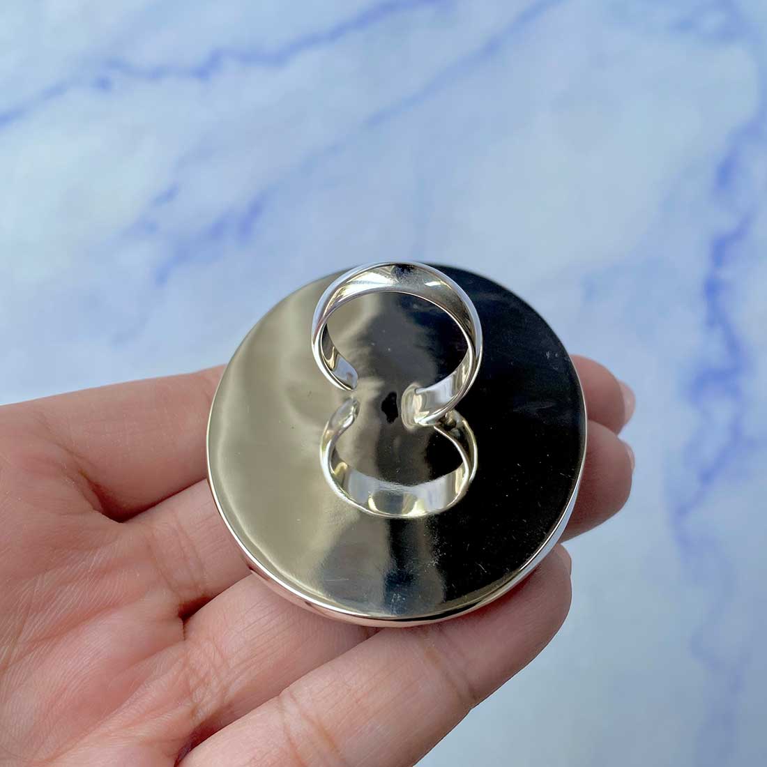 Mojave Copper Turquoise Adjustable Ring-(BCT-R-3.)