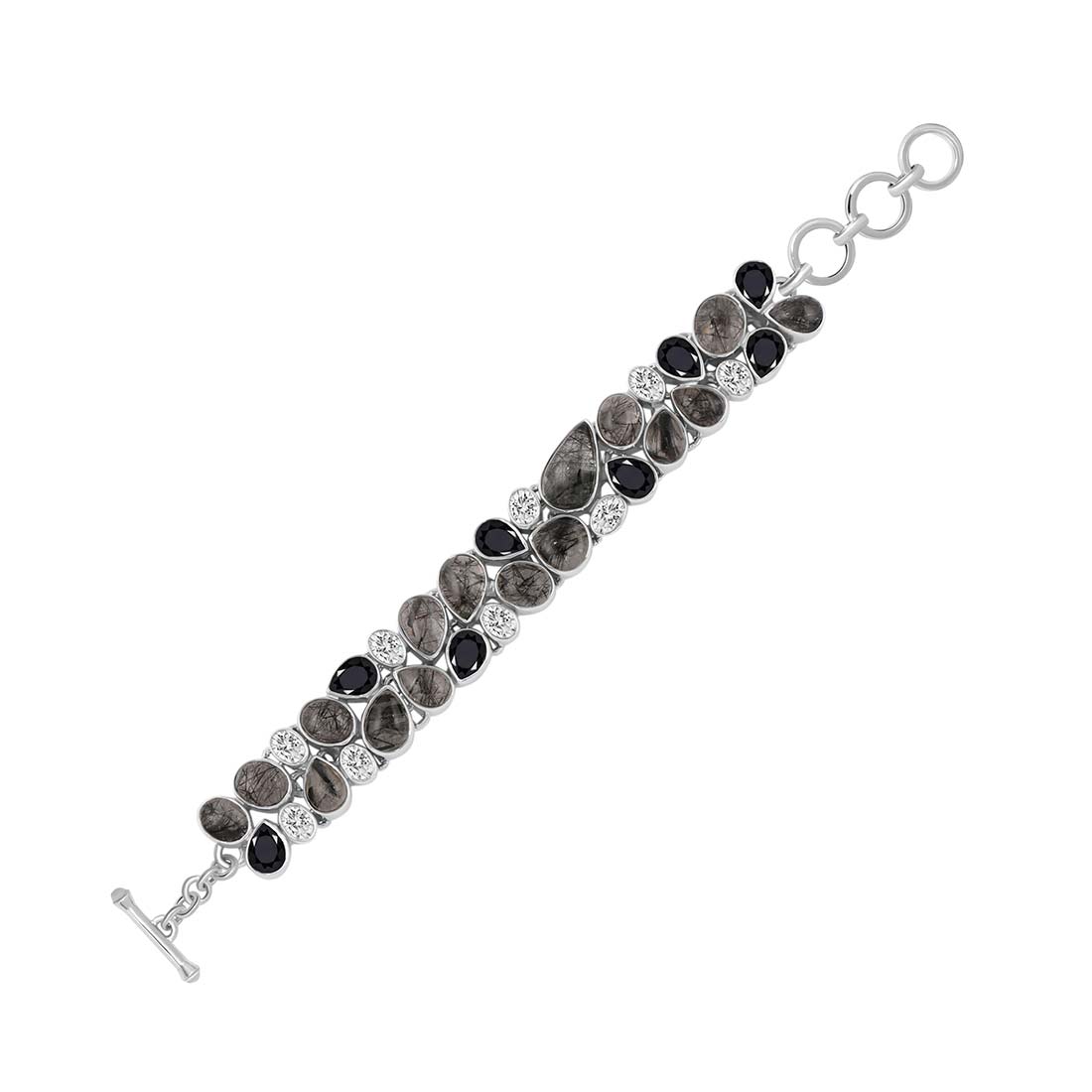 Black Rutile Bracelet-(BLR-B-2)