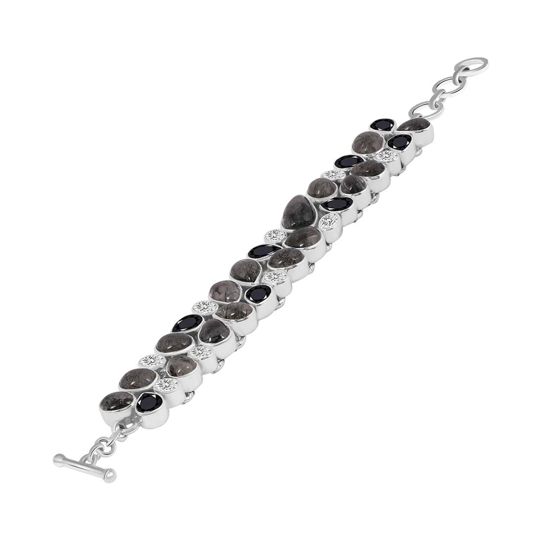 Black Rutile Bracelet-(BLR-B-2)