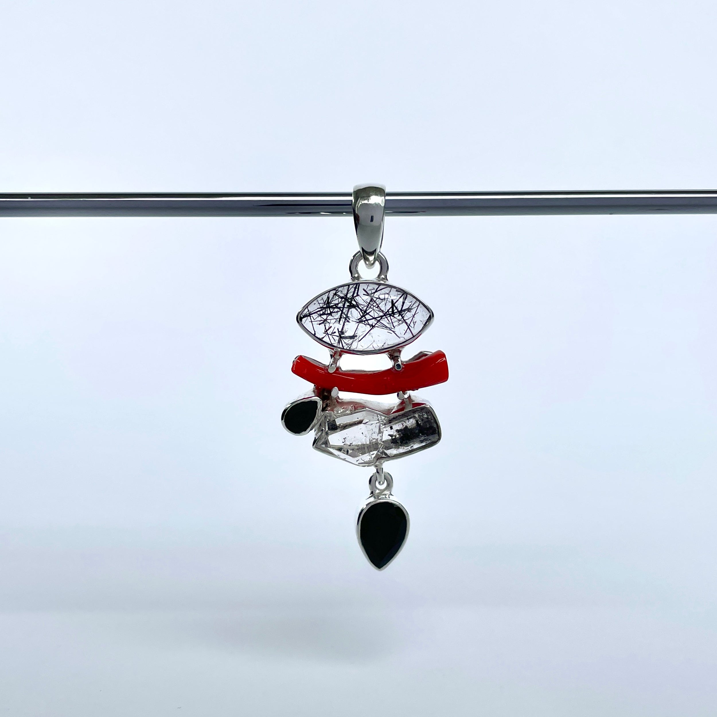 Black Rutile Pendant-(BLR-P-100.)