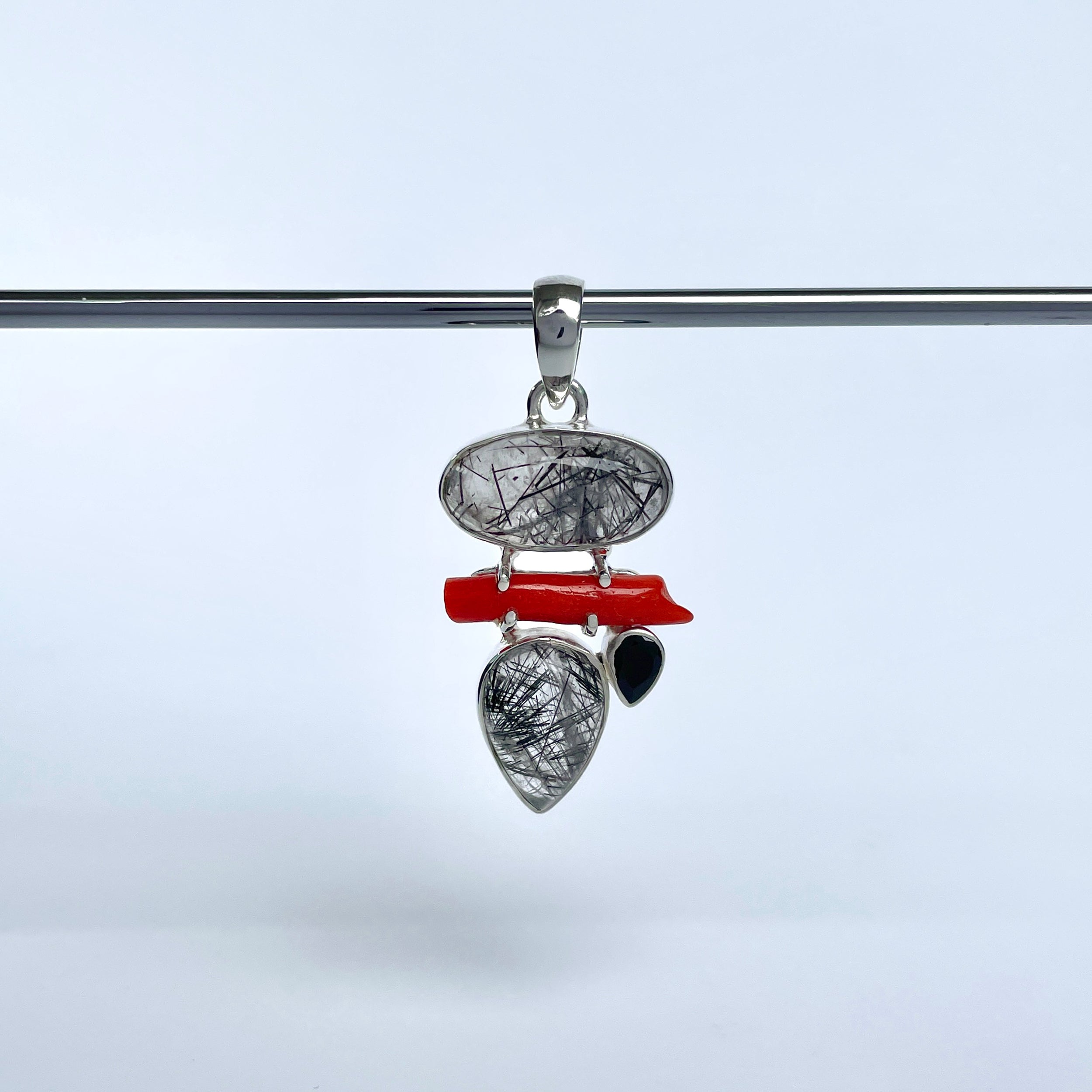 Black Rutile Pendant-(BLR-P-101.)