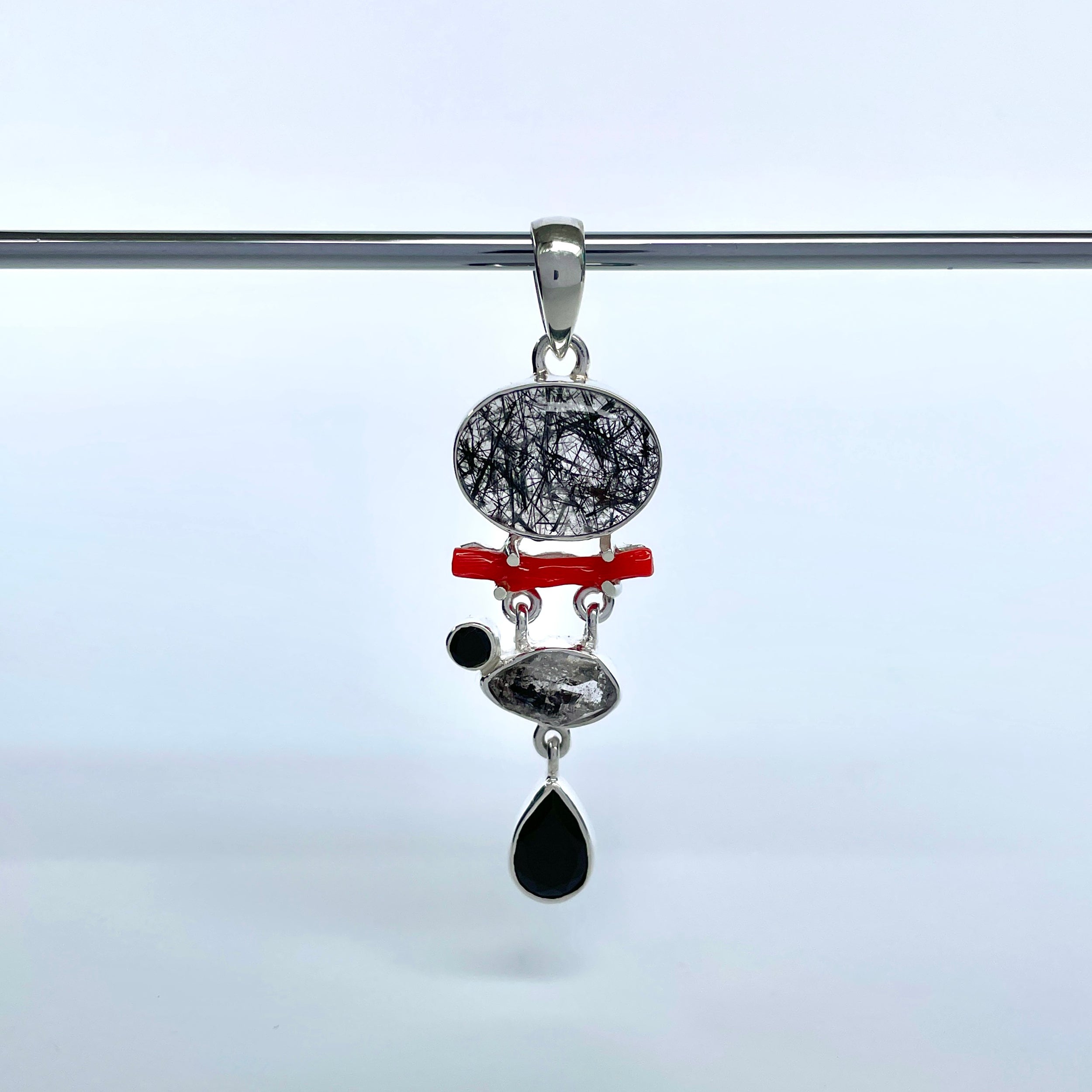 Black Rutile Pendant-(BLR-P-103.)