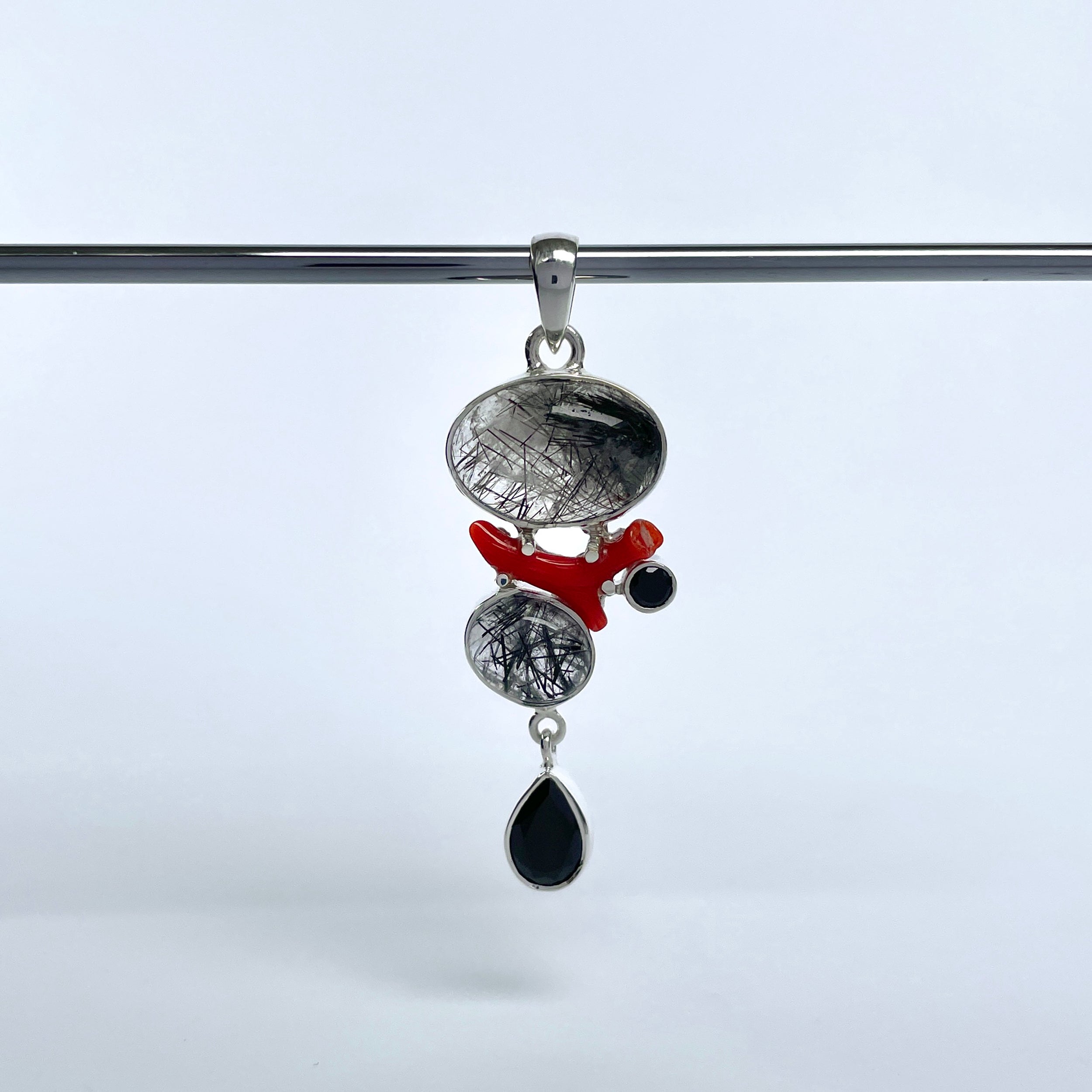 Black Rutile Pendant-(BLR-P-104.)