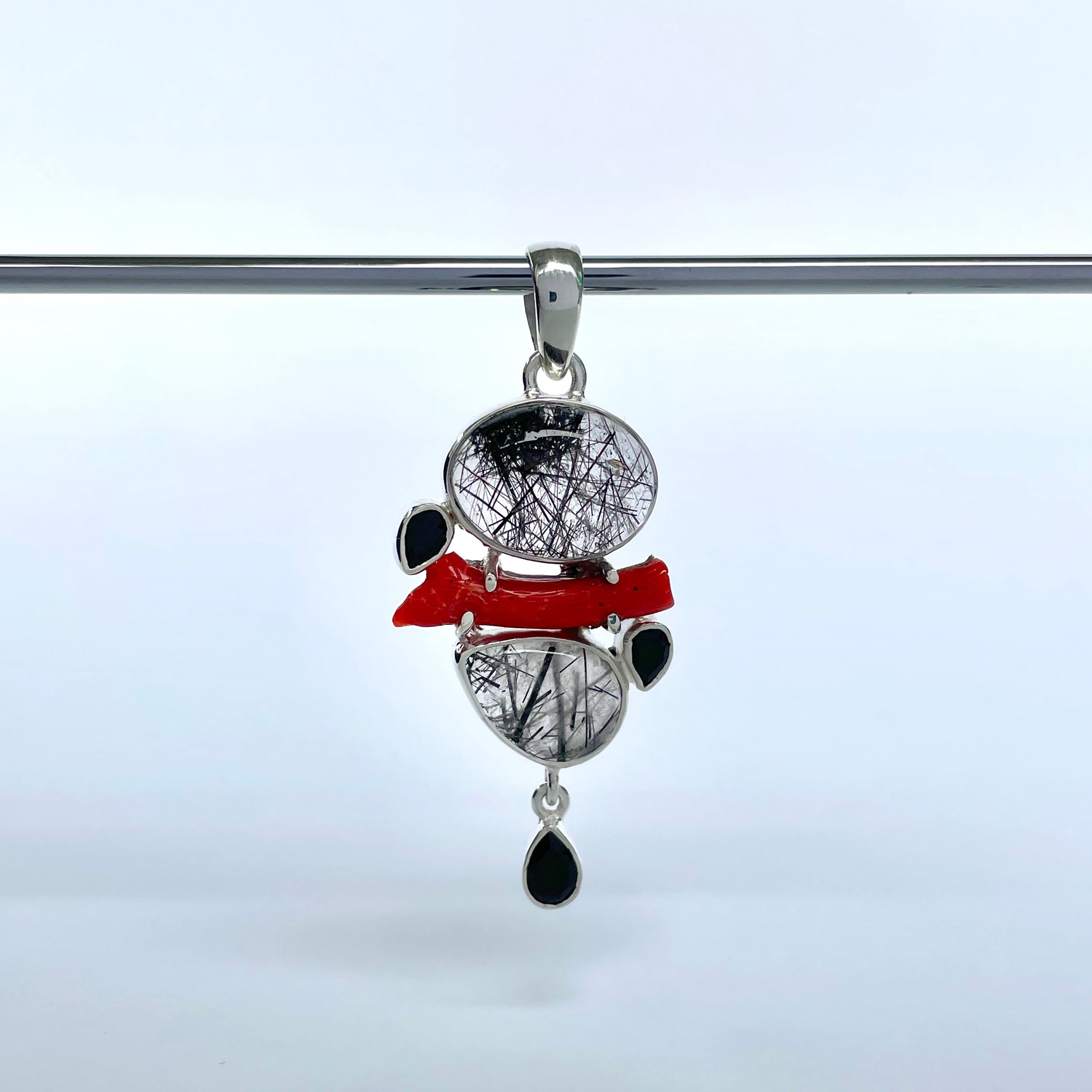 Black Rutile Pendant-(BLR-P-105.)