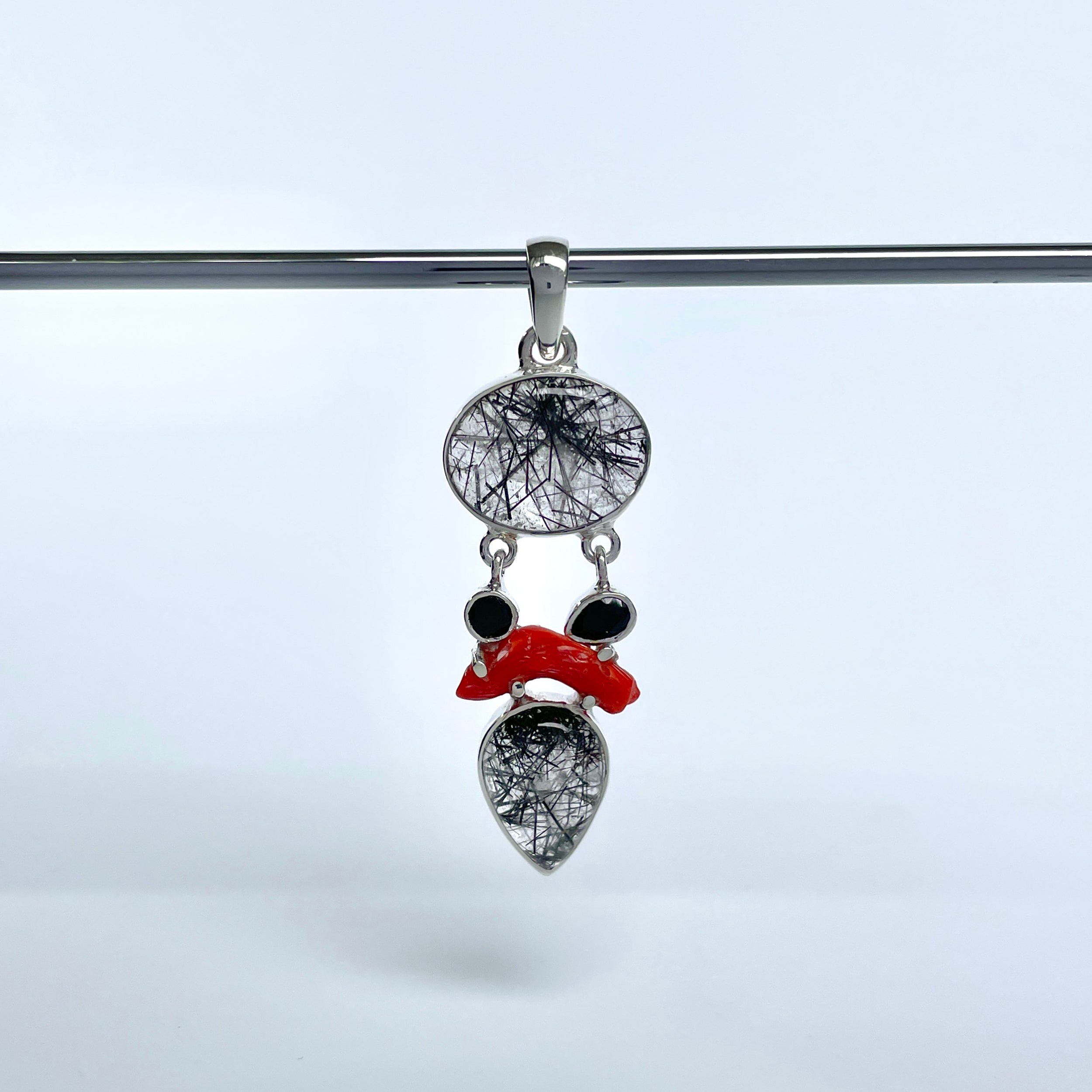 Black Rutile Pendant-(BLR-P-106.)