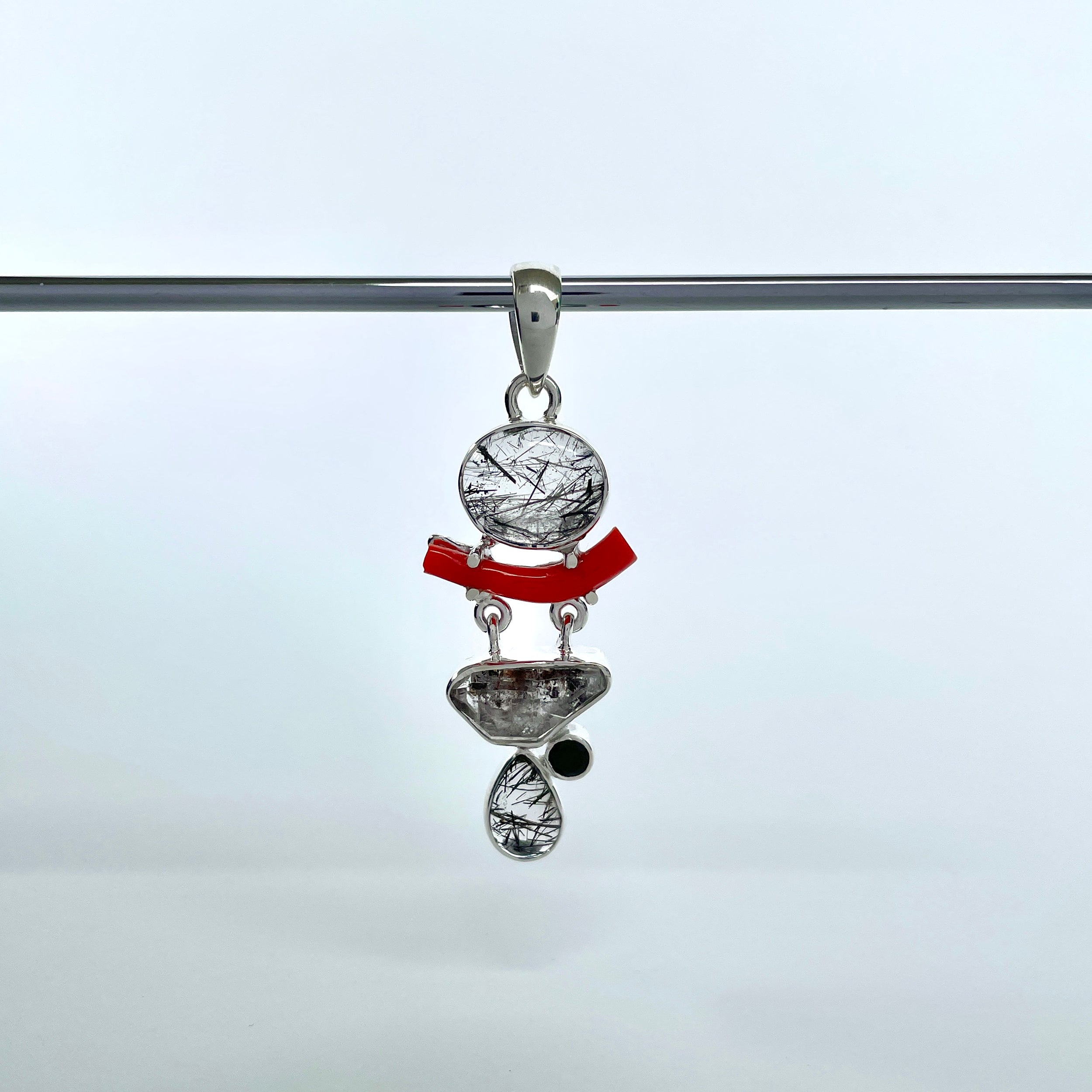 Black Rutile Pendant-(BLR-P-109.)