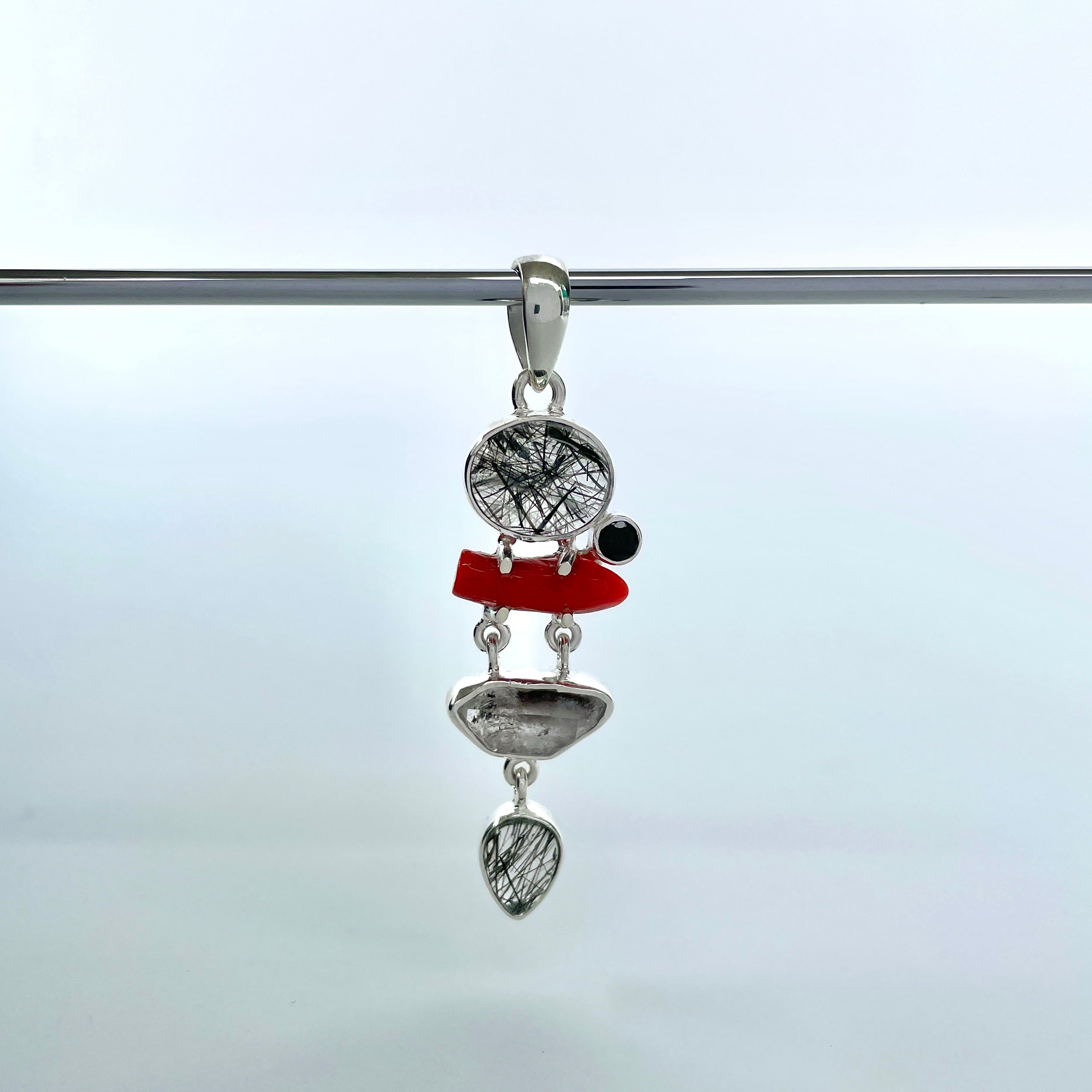 Black Rutile Pendant-(BLR-P-111.)