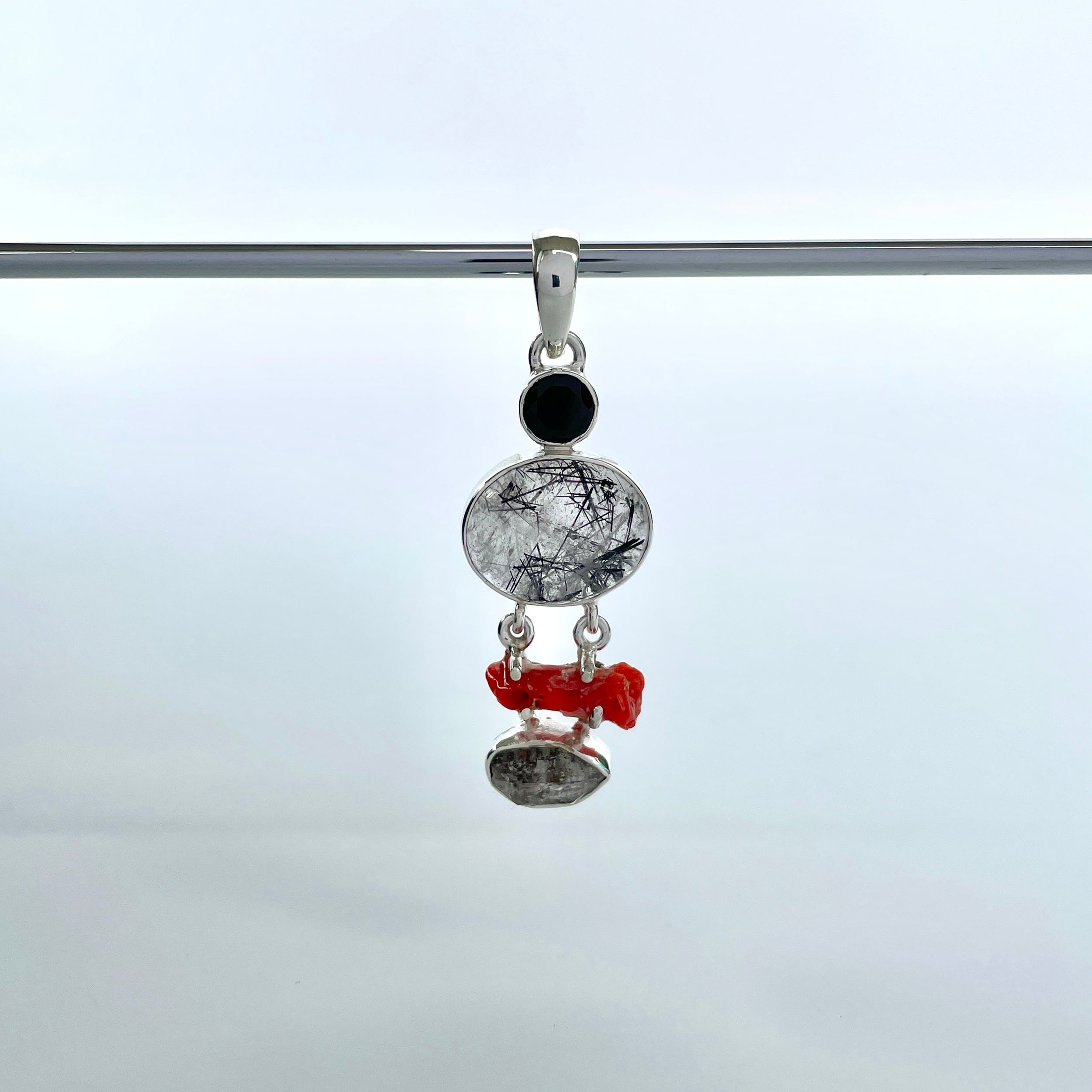 Black Rutile Pendant-(BLR-P-112.)