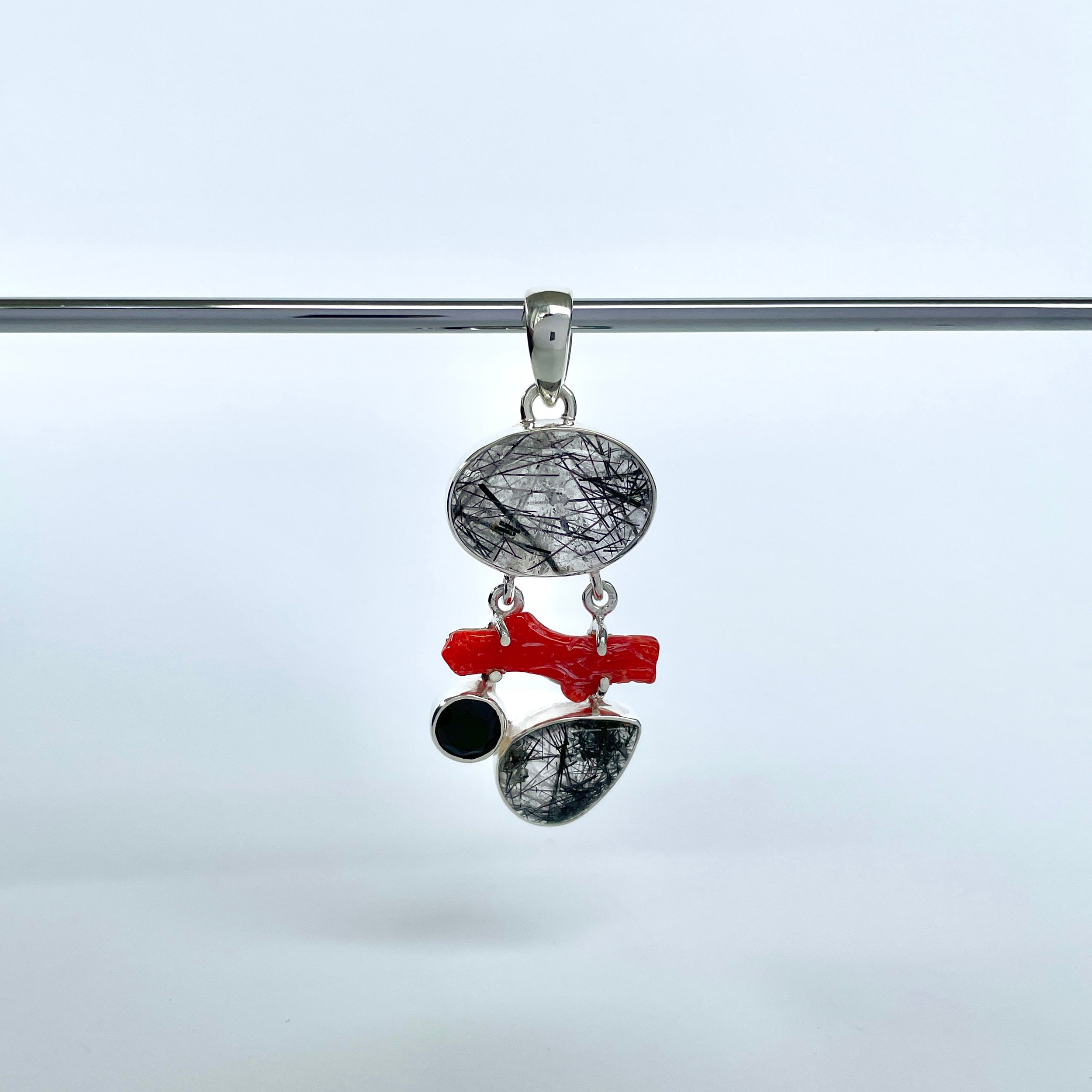 Black Rutile Pendant-(BLR-P-113.)