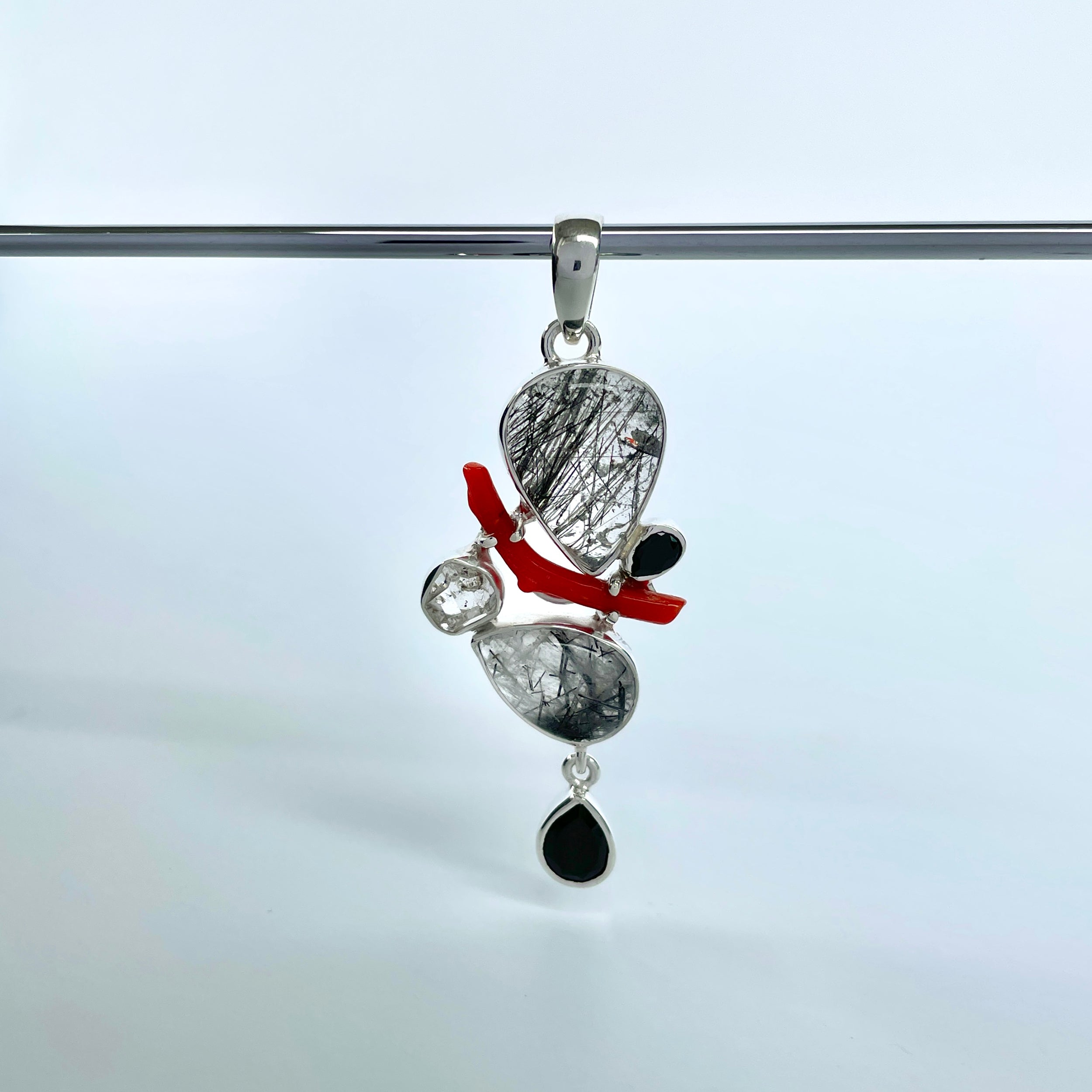 Black Rutile Pendant-(BLR-P-114.)