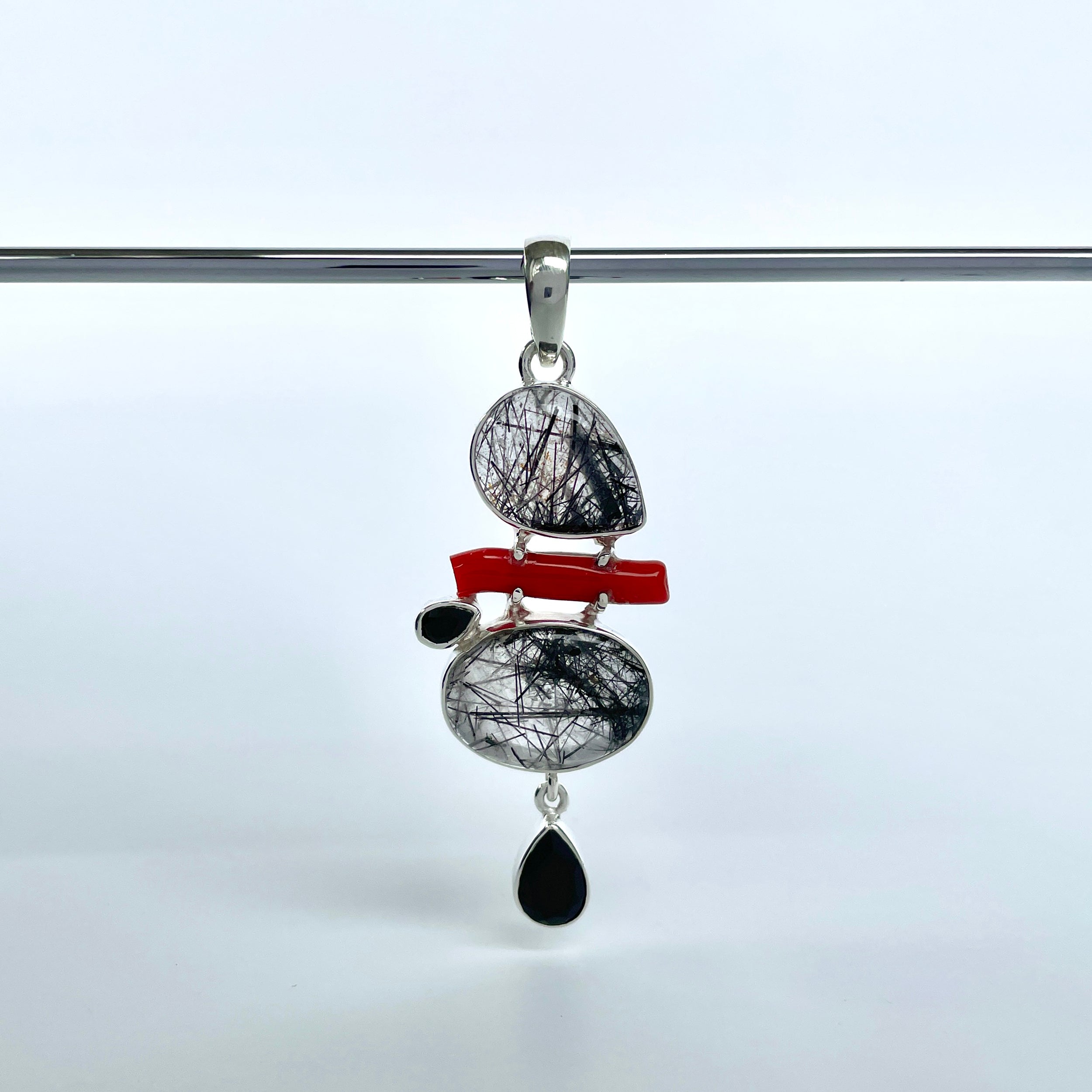 Black Rutile Pendant-(BLR-P-115.)