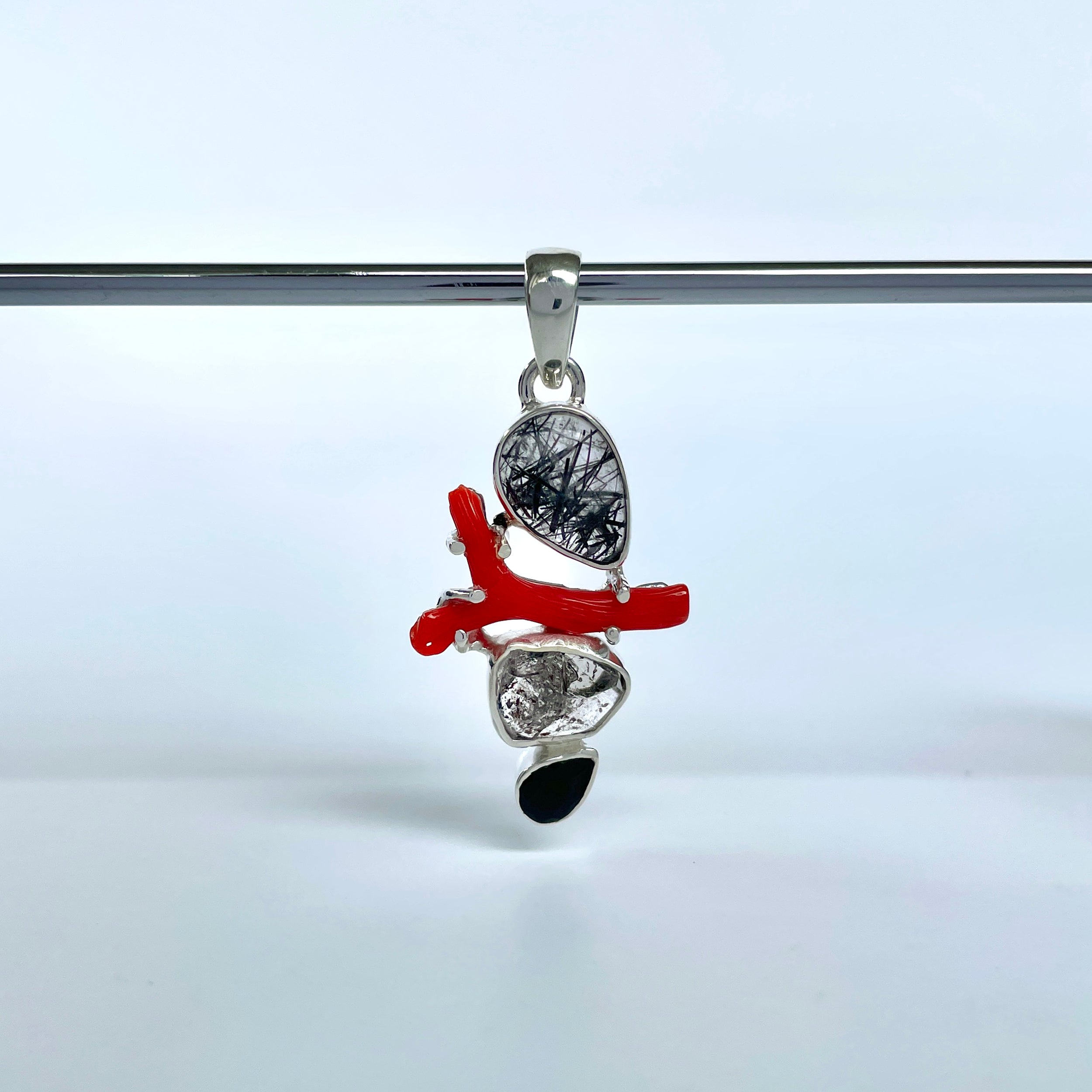 Black Rutile Pendant-(BLR-P-117.)