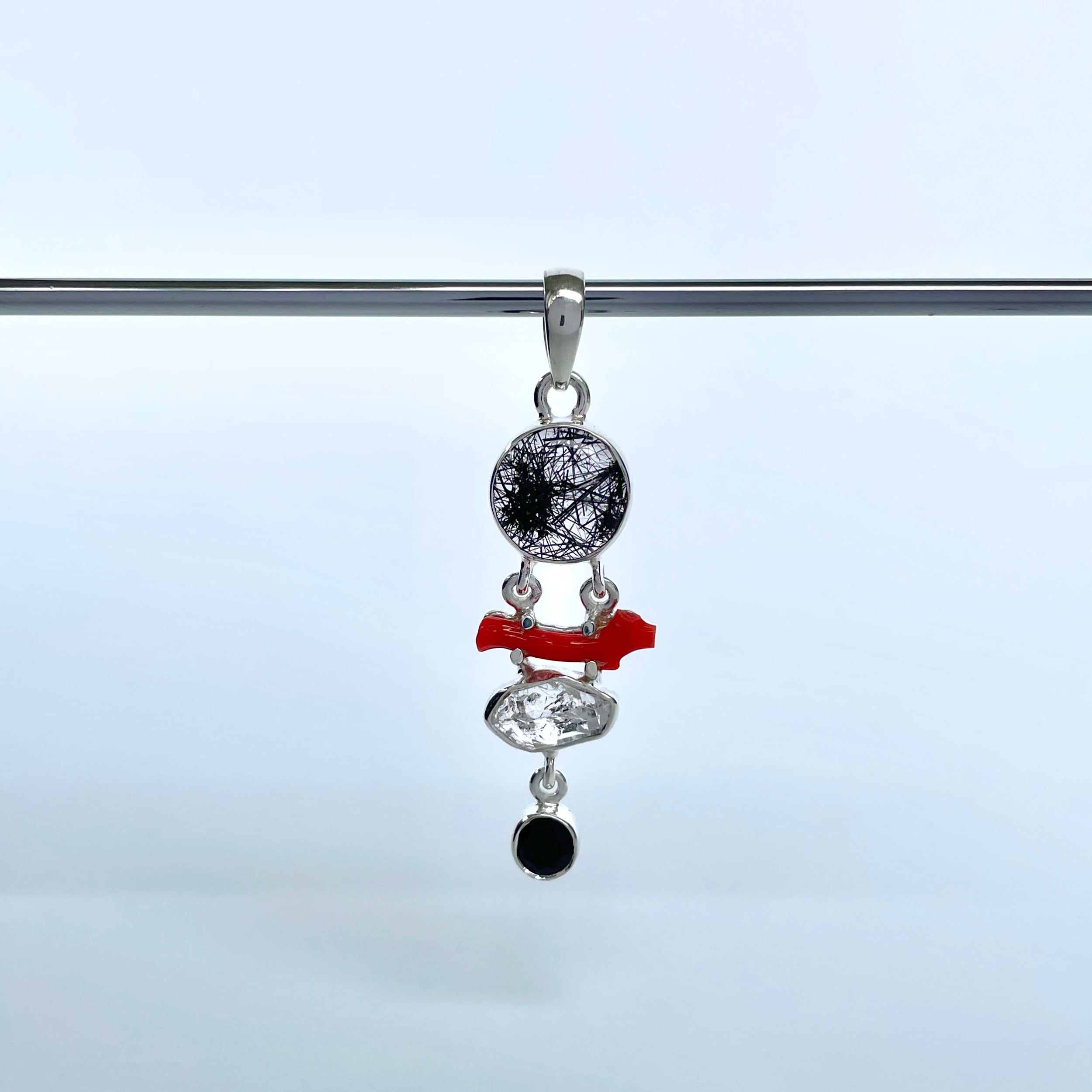 Black Rutile Pendant-(BLR-P-122.)