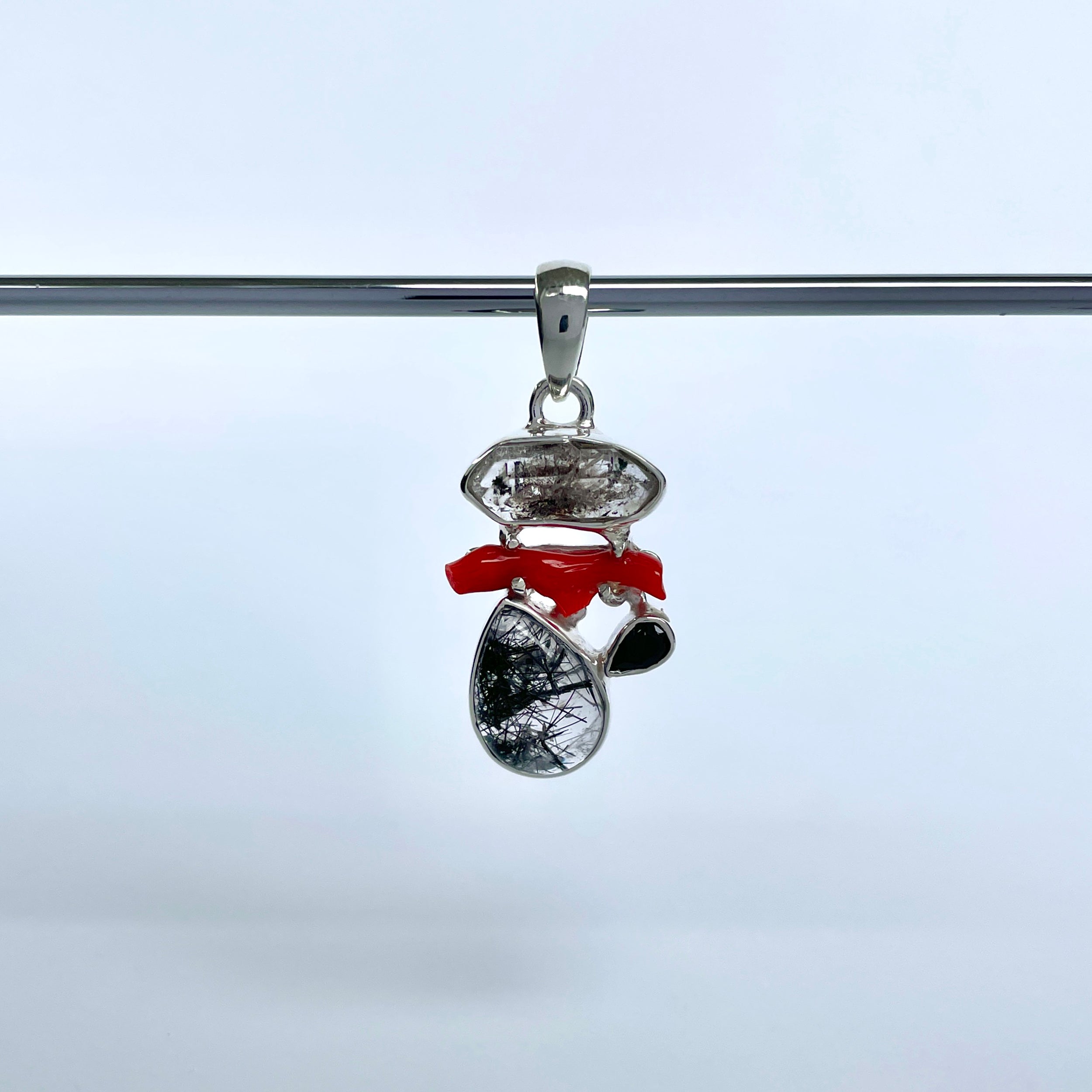 Black Rutile Pendant-(BLR-P-125.)