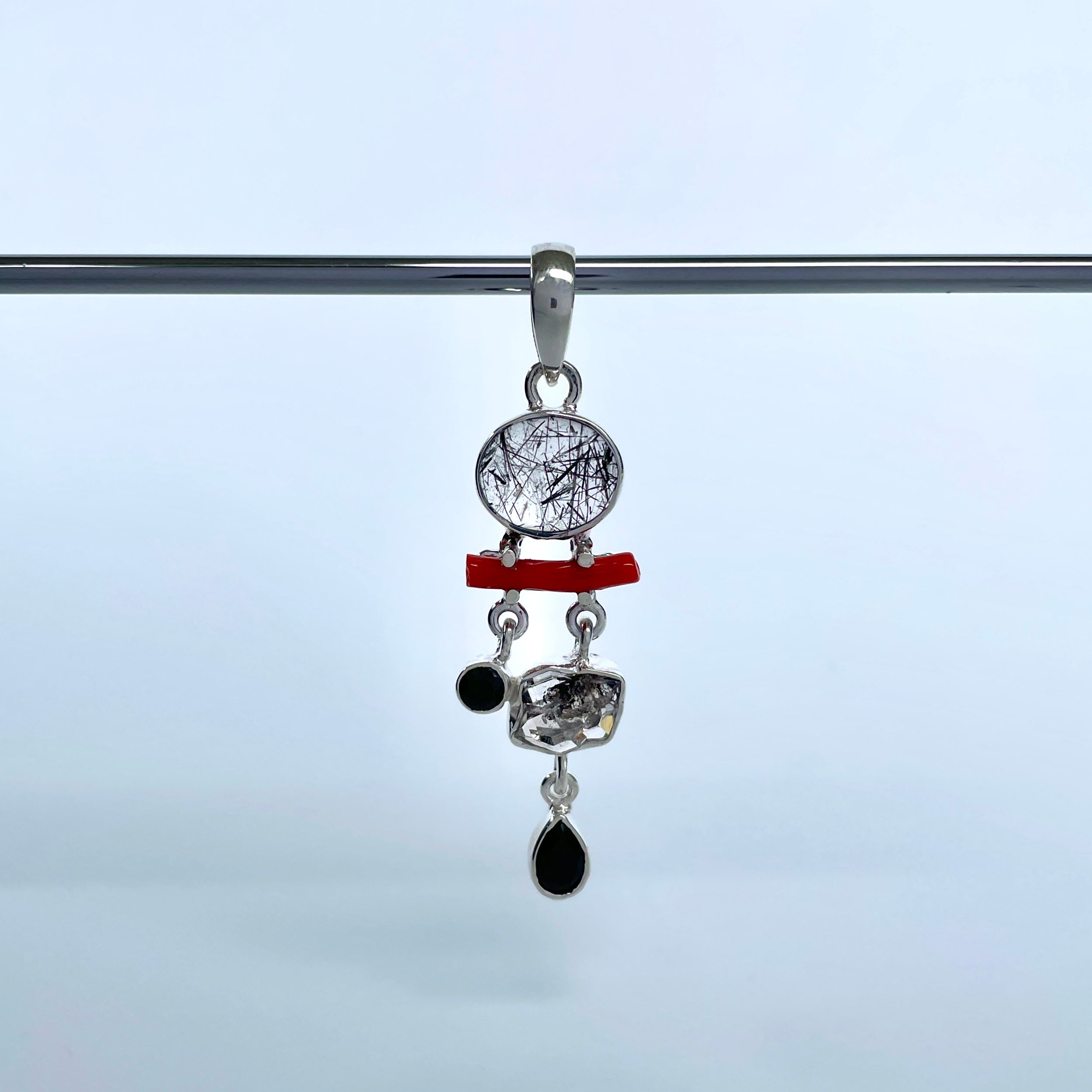 Black Rutile Pendant-(BLR-P-126.)