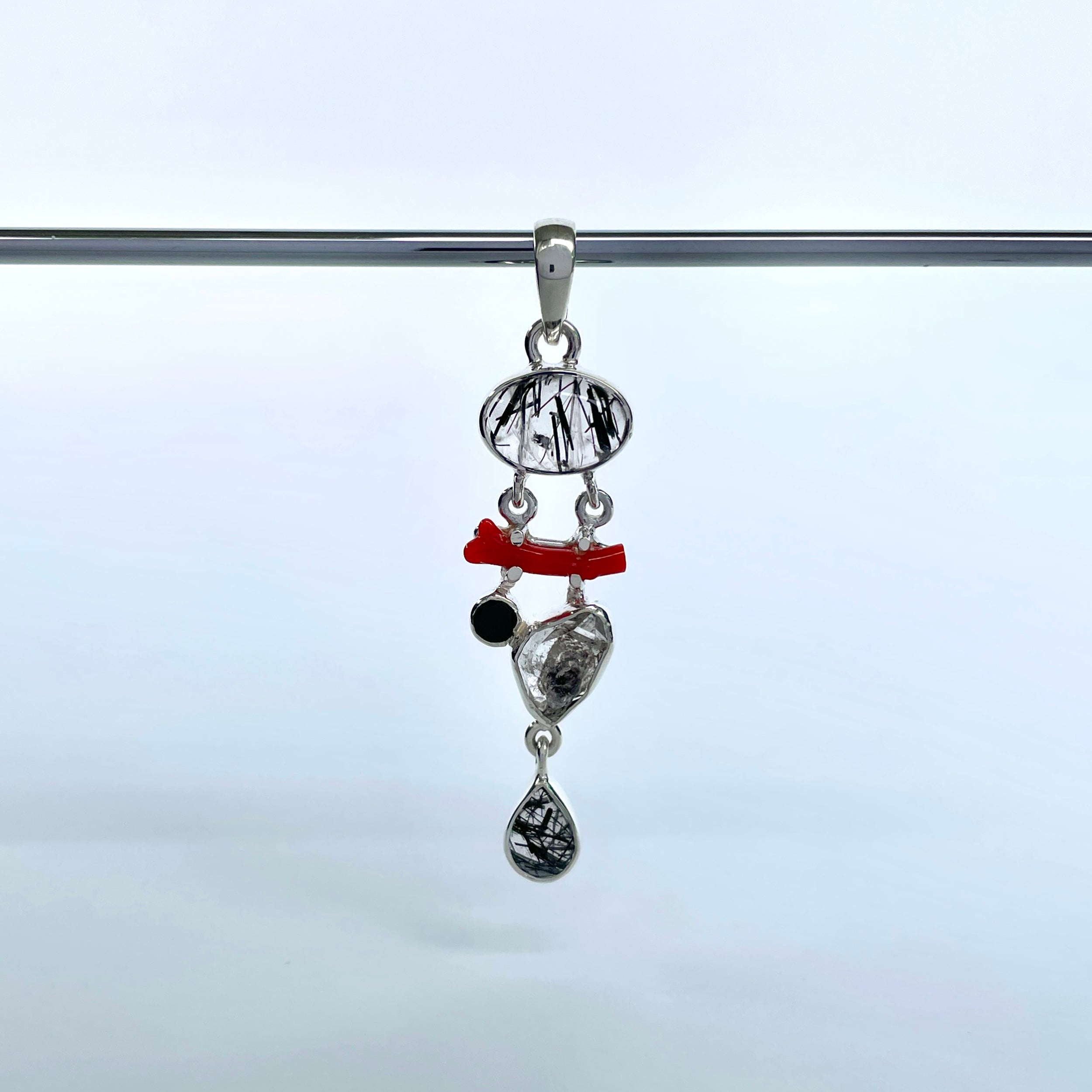 Black Rutile Pendant-(BLR-P-127.)