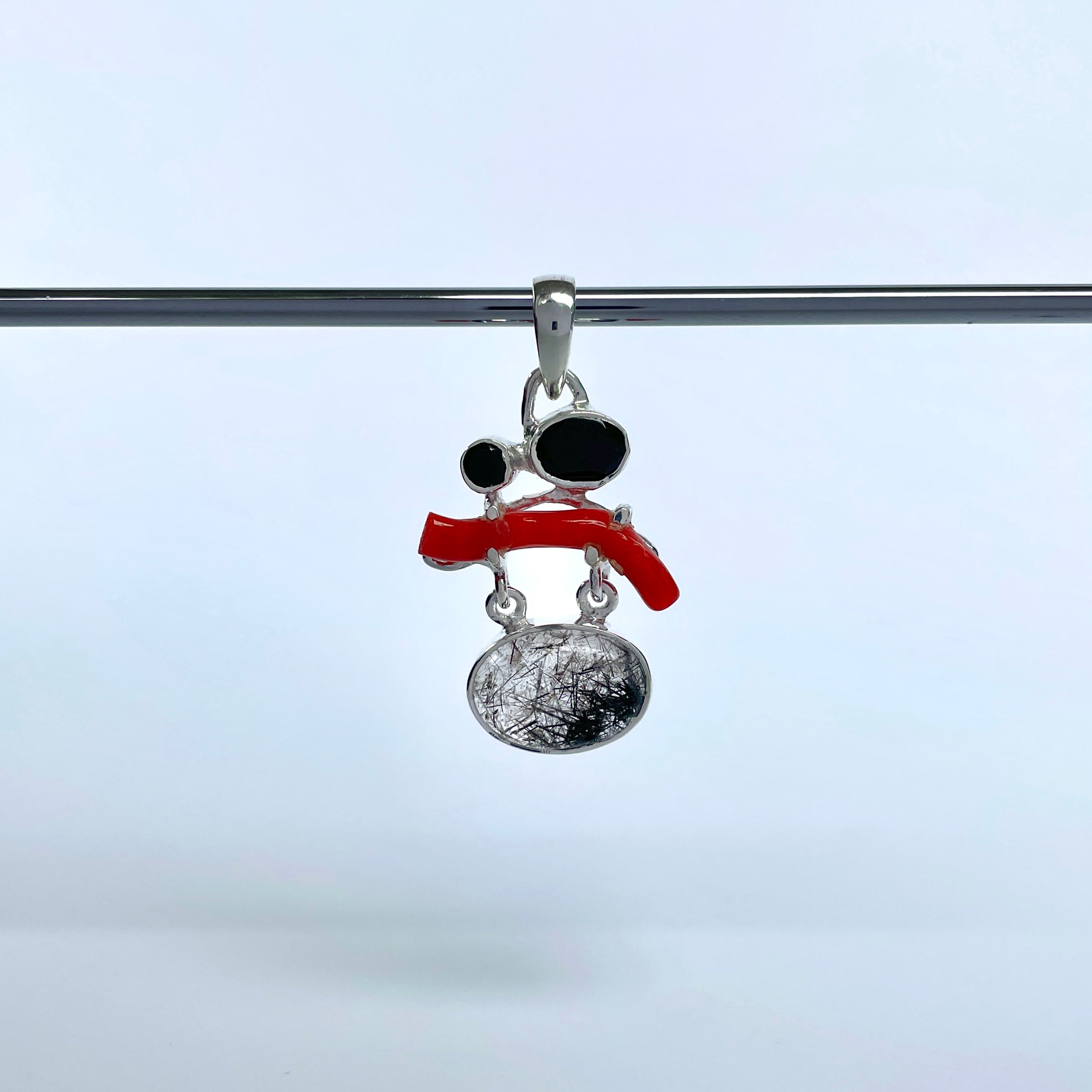Black Rutile Pendant-(BLR-P-131.)