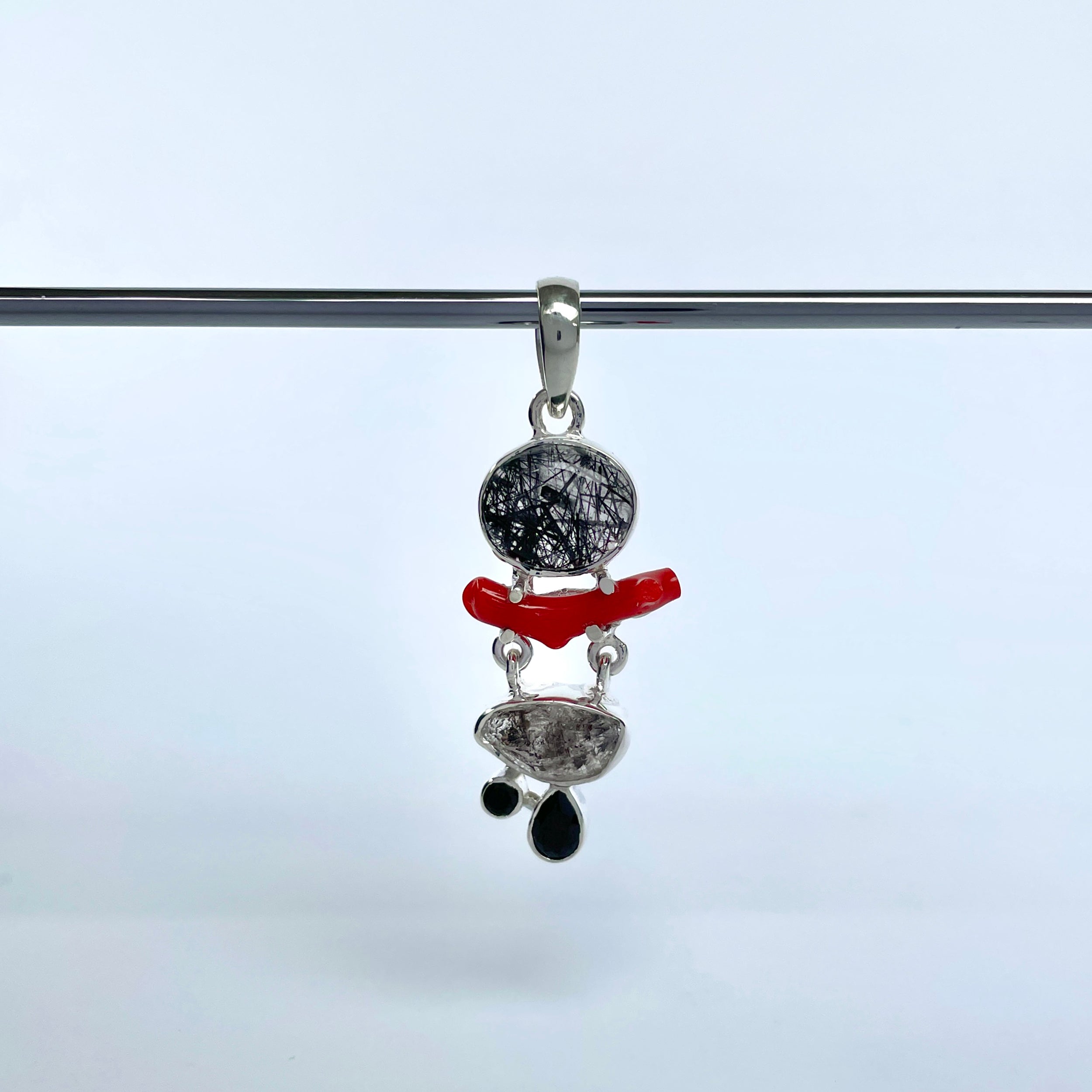 Black Rutile Pendant-(BLR-P-133.)