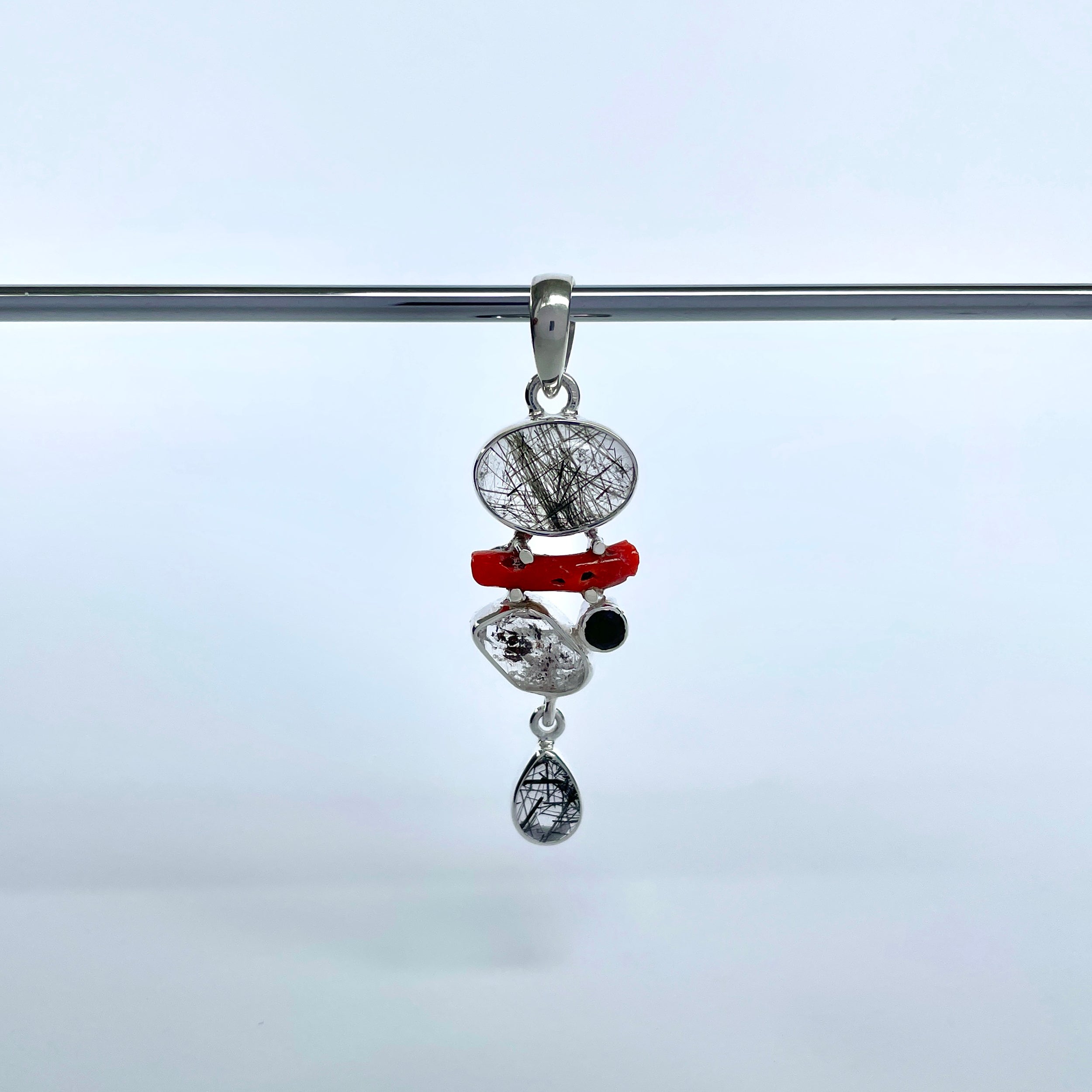 Black Rutile Pendant-(BLR-P-134.)
