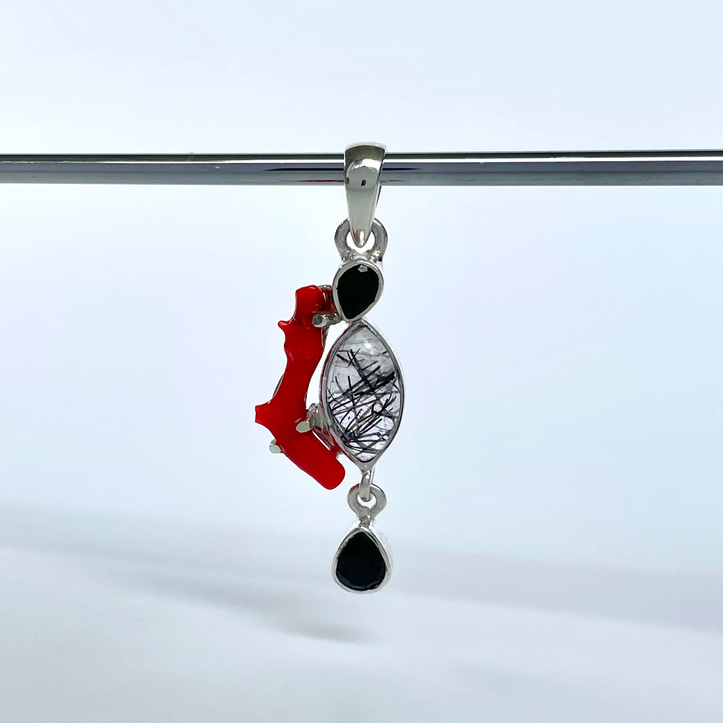 Black Rutile Pendant-(BLR-P-137.)