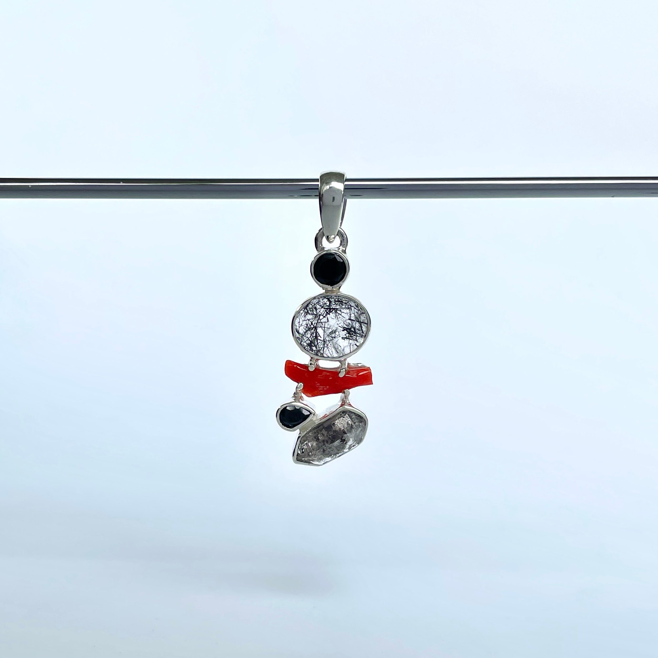 Black Rutile Pendant-(BLR-P-138.)