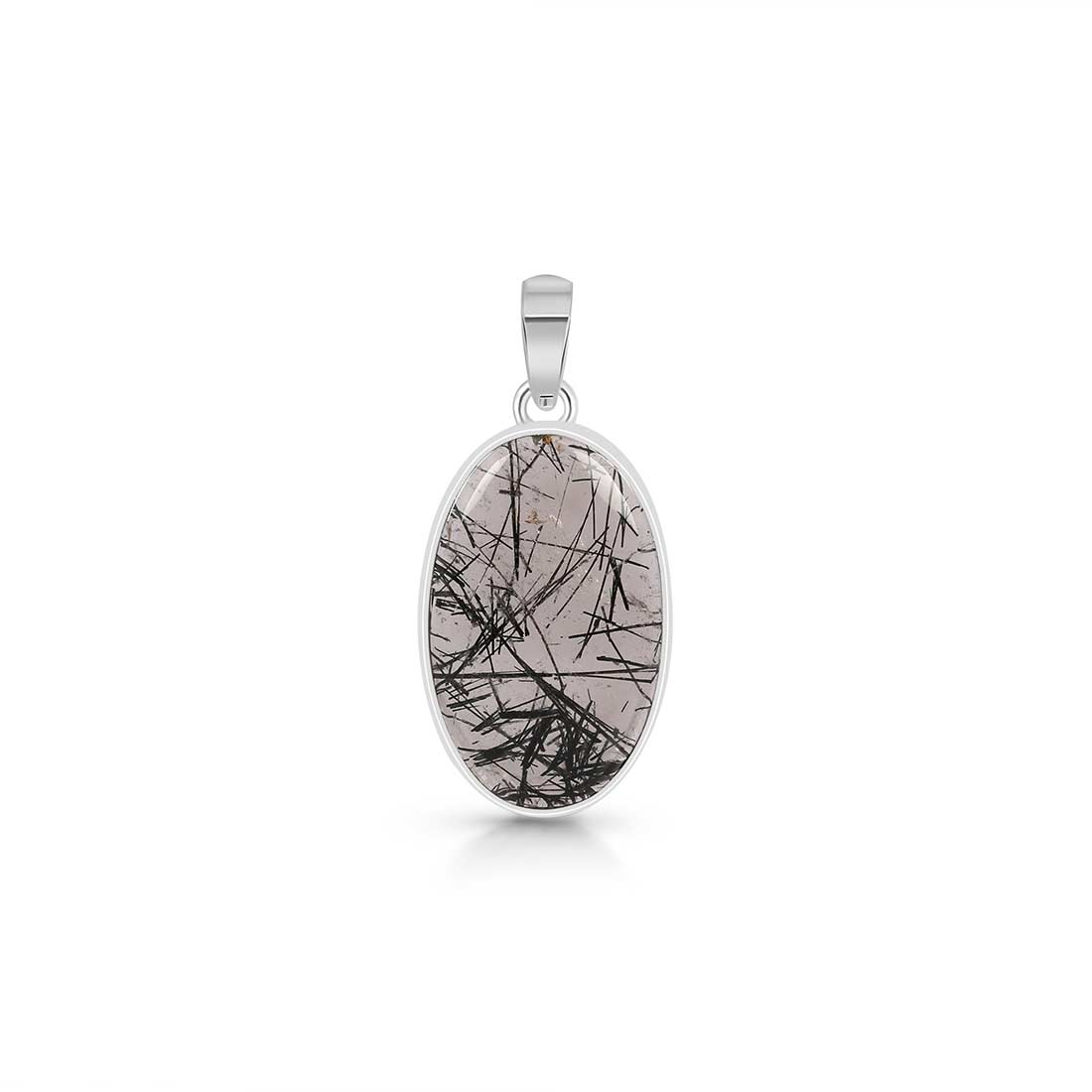 Black Rutile Pendant-(BLR-P-24.)