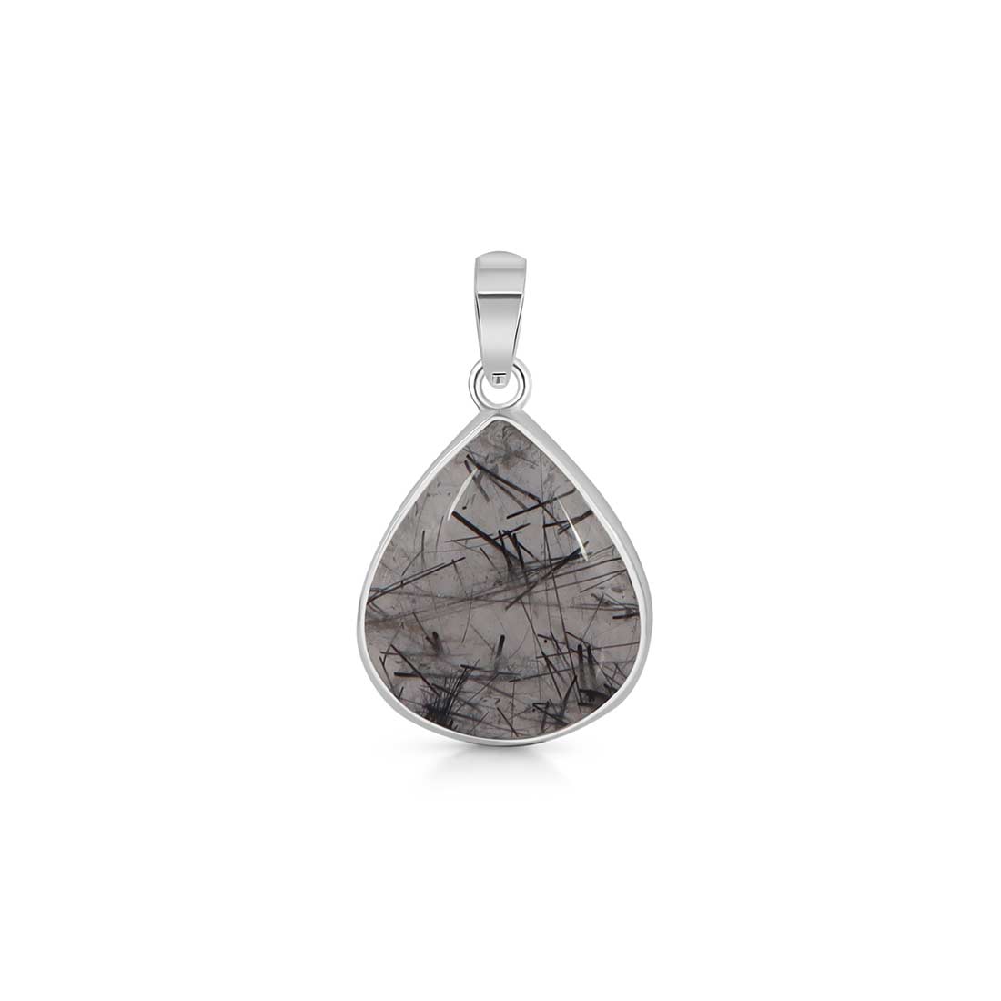 Black Rutile Pendant-(BLR-P-6.)