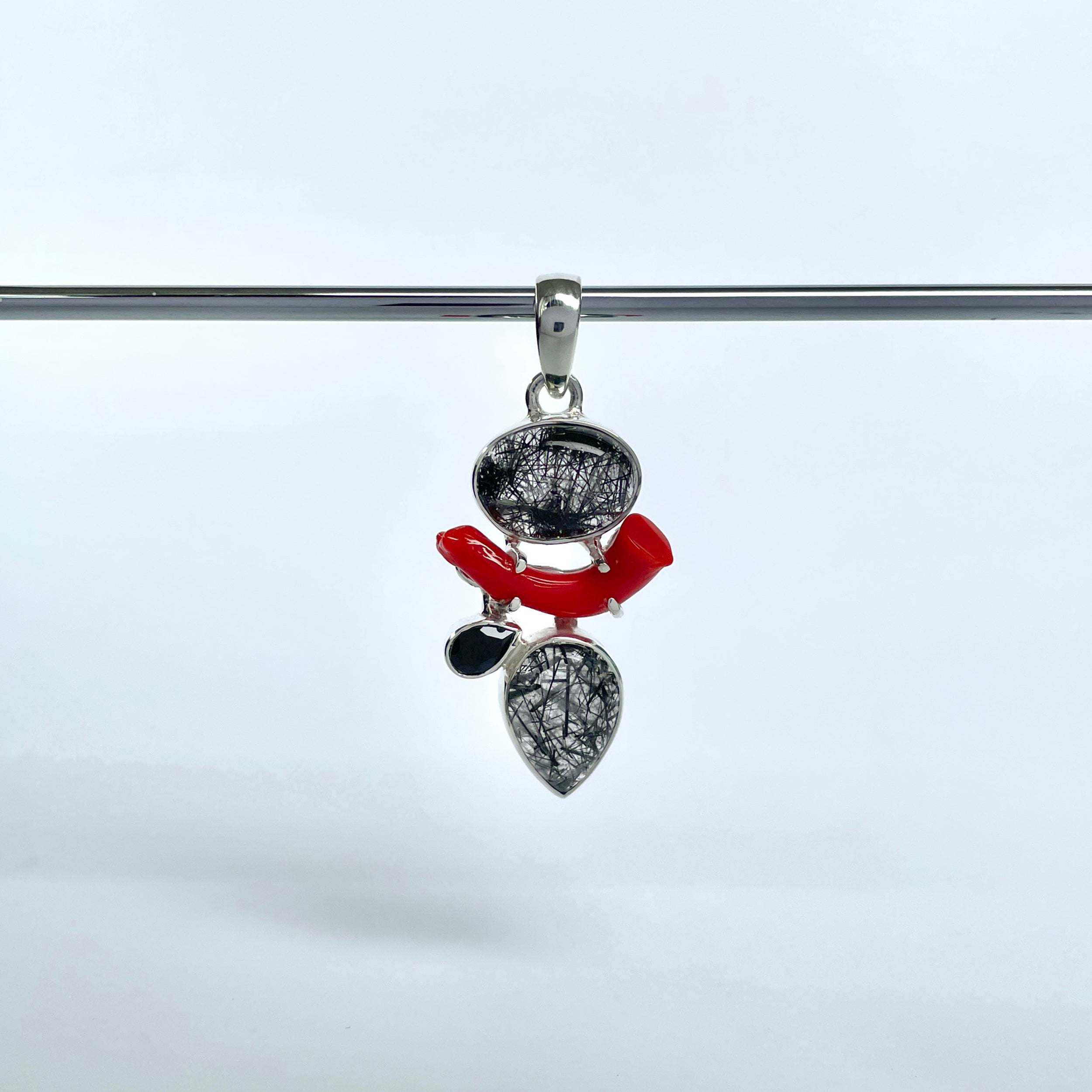 Black Rutile Pendant-(BLR-P-65.)