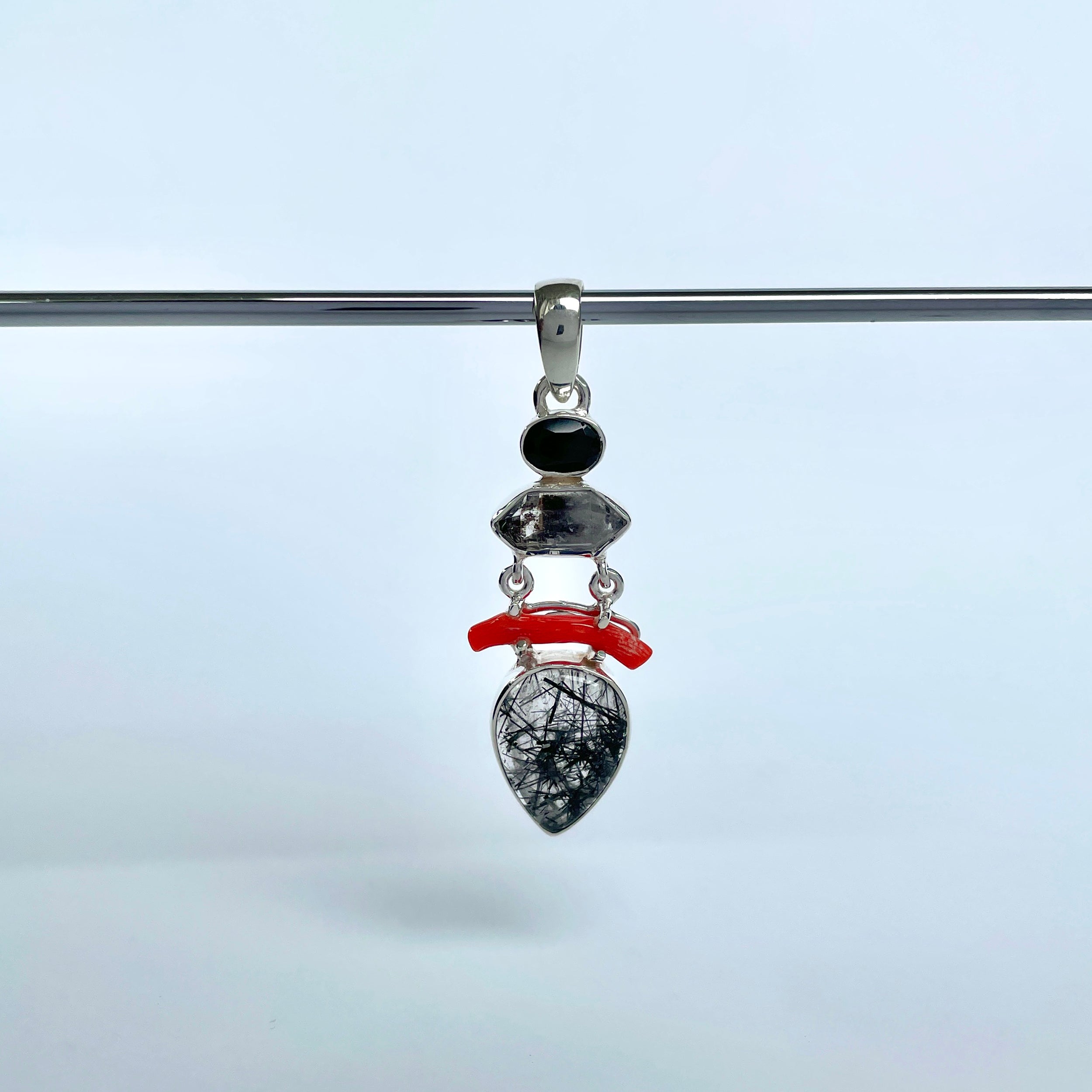 Black Rutile Pendant-(BLR-P-67.)