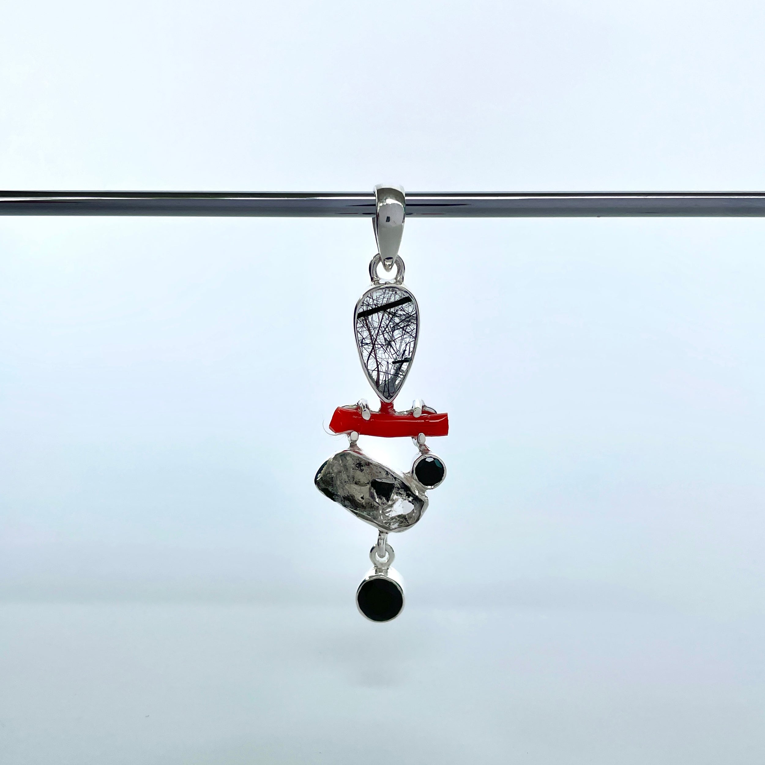 Black Rutile Pendant-(BLR-P-68.)