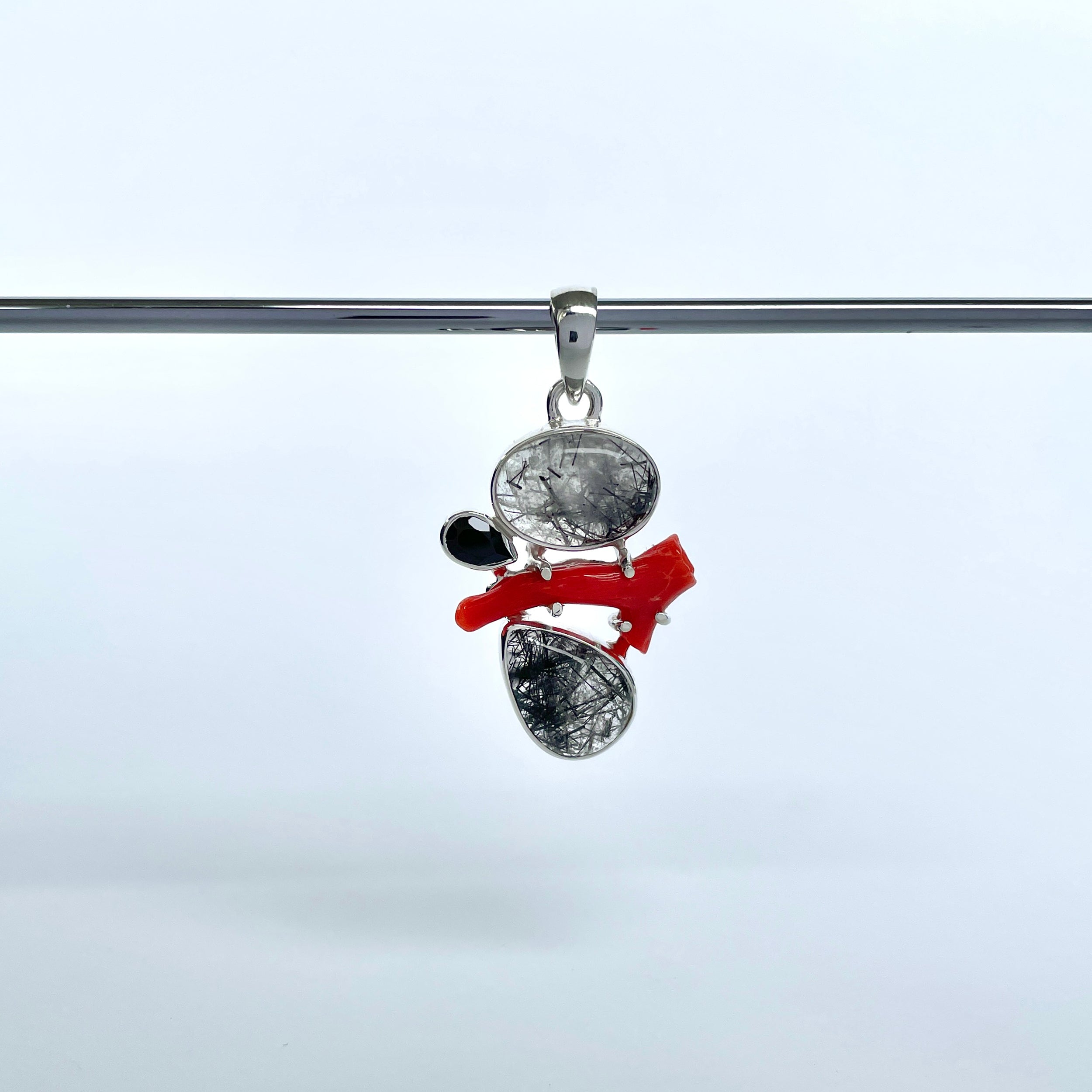 Black Rutile Pendant-(BLR-P-69.)