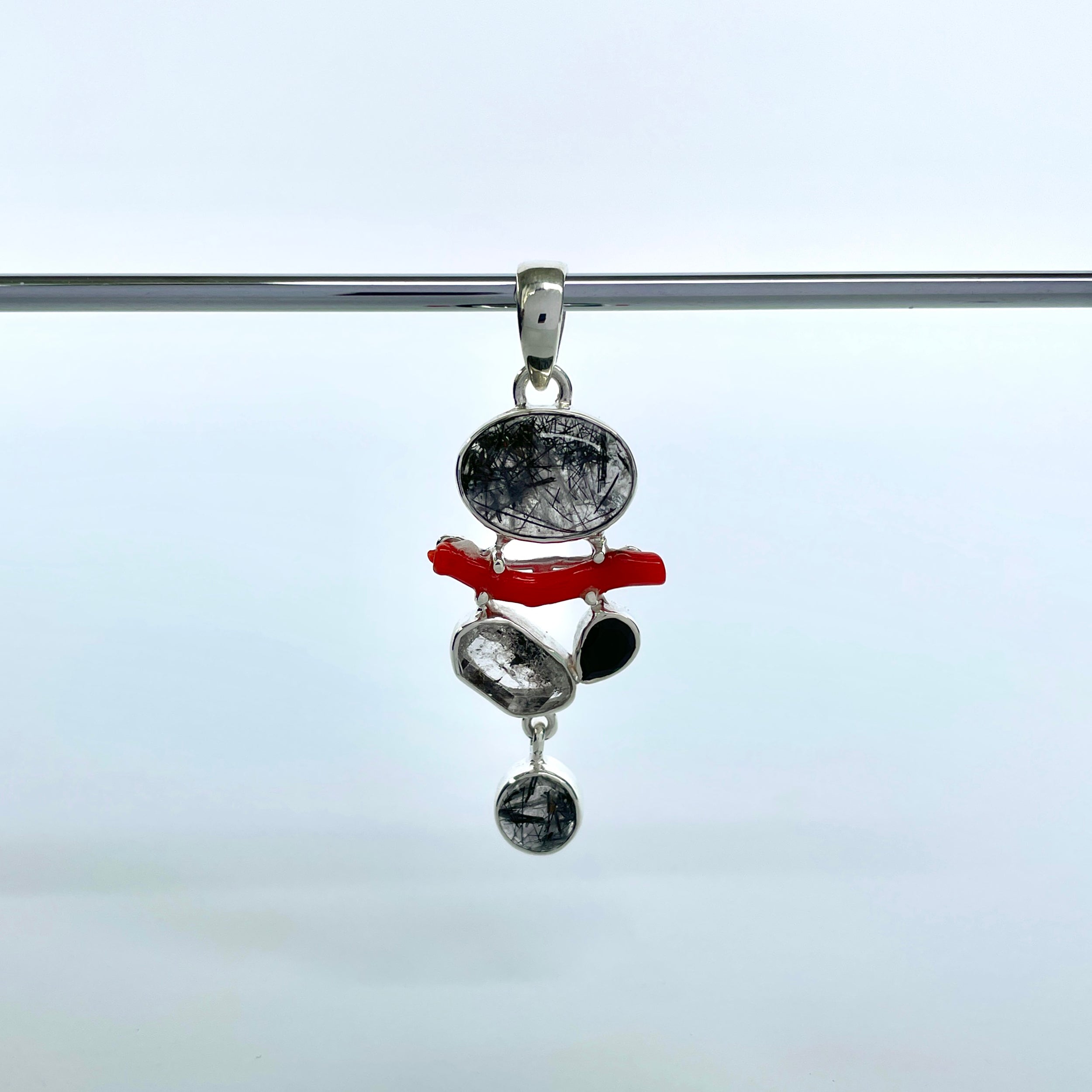 Black Rutile Pendant-(BLR-P-70.)