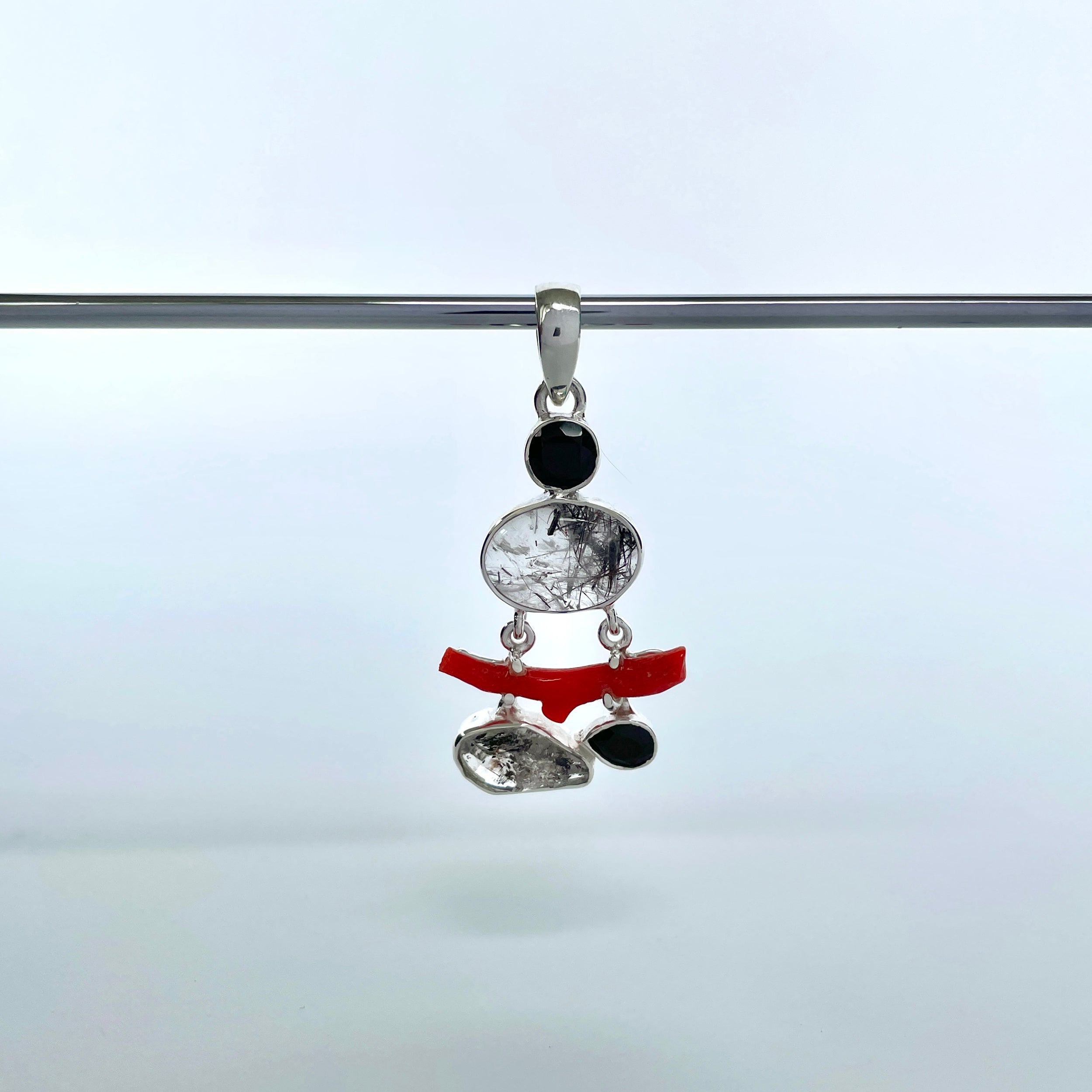 Black Rutile Pendant-(BLR-P-71.)