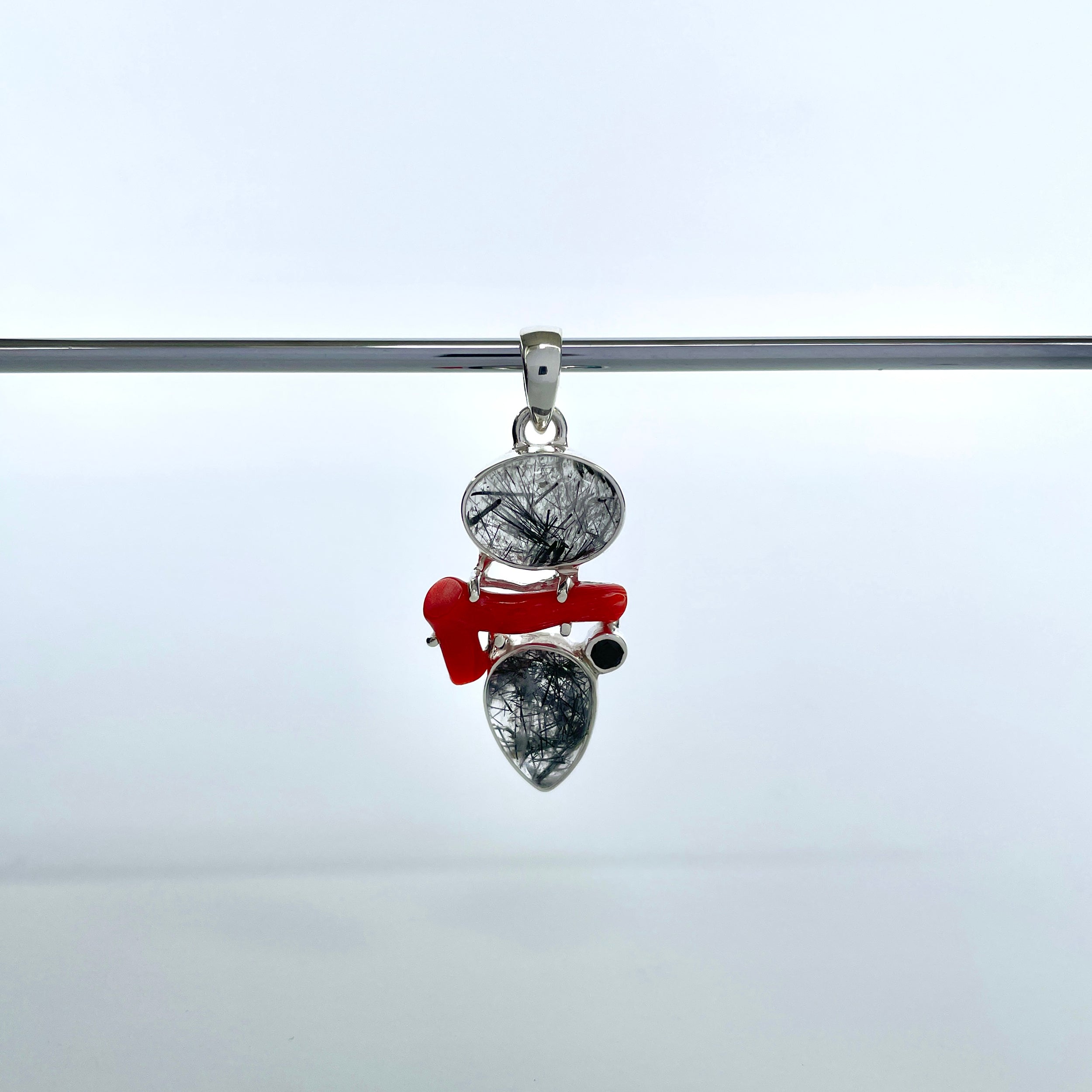 Black Rutile Pendant-(BLR-P-75.)