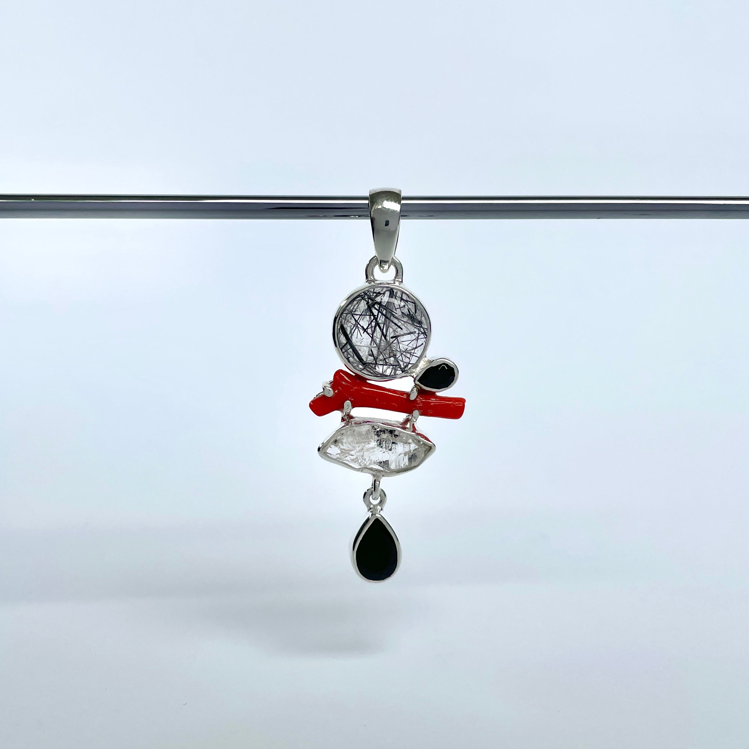 Black Rutile Pendant-(BLR-P-76.)