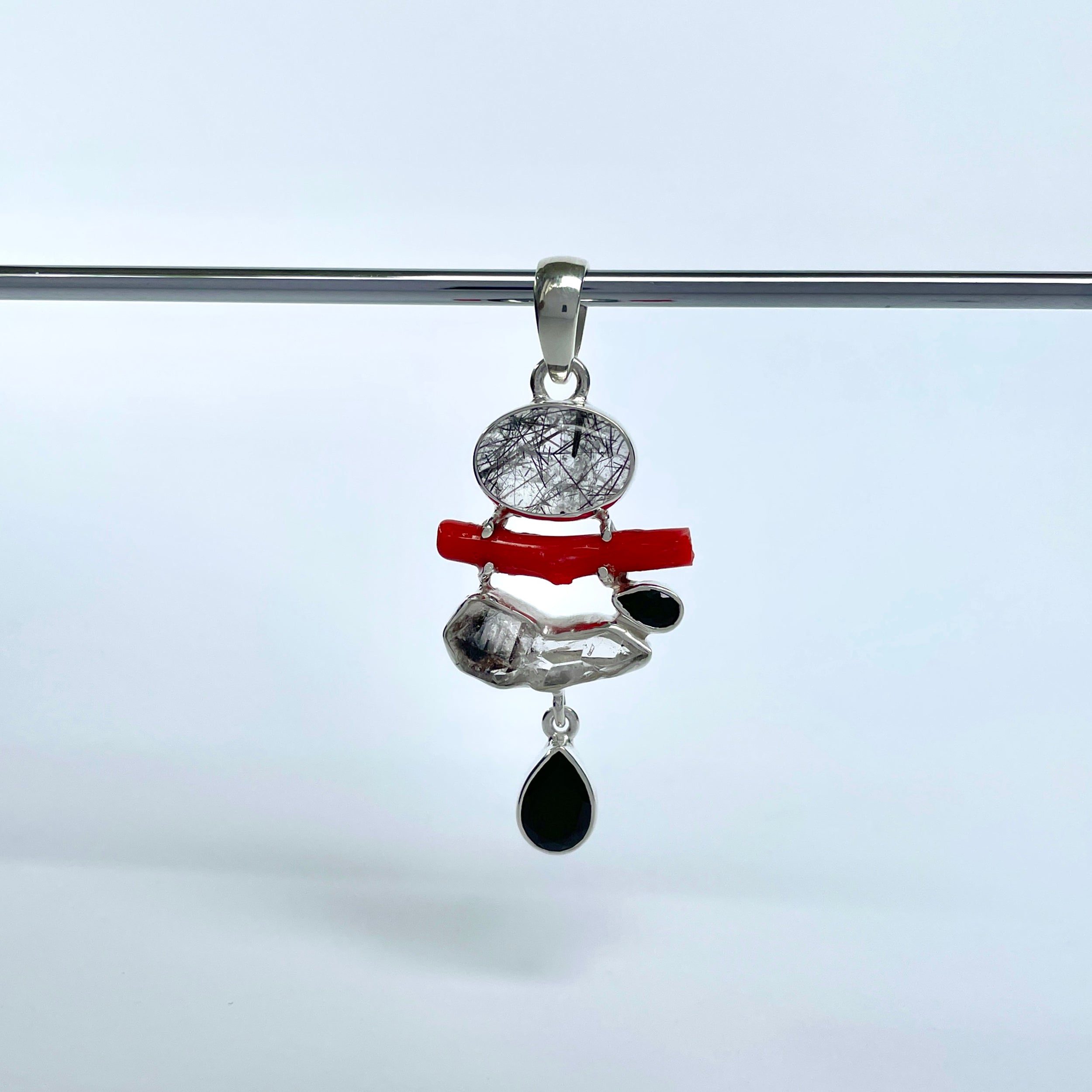 Black Rutile Pendant-(BLR-P-77.)