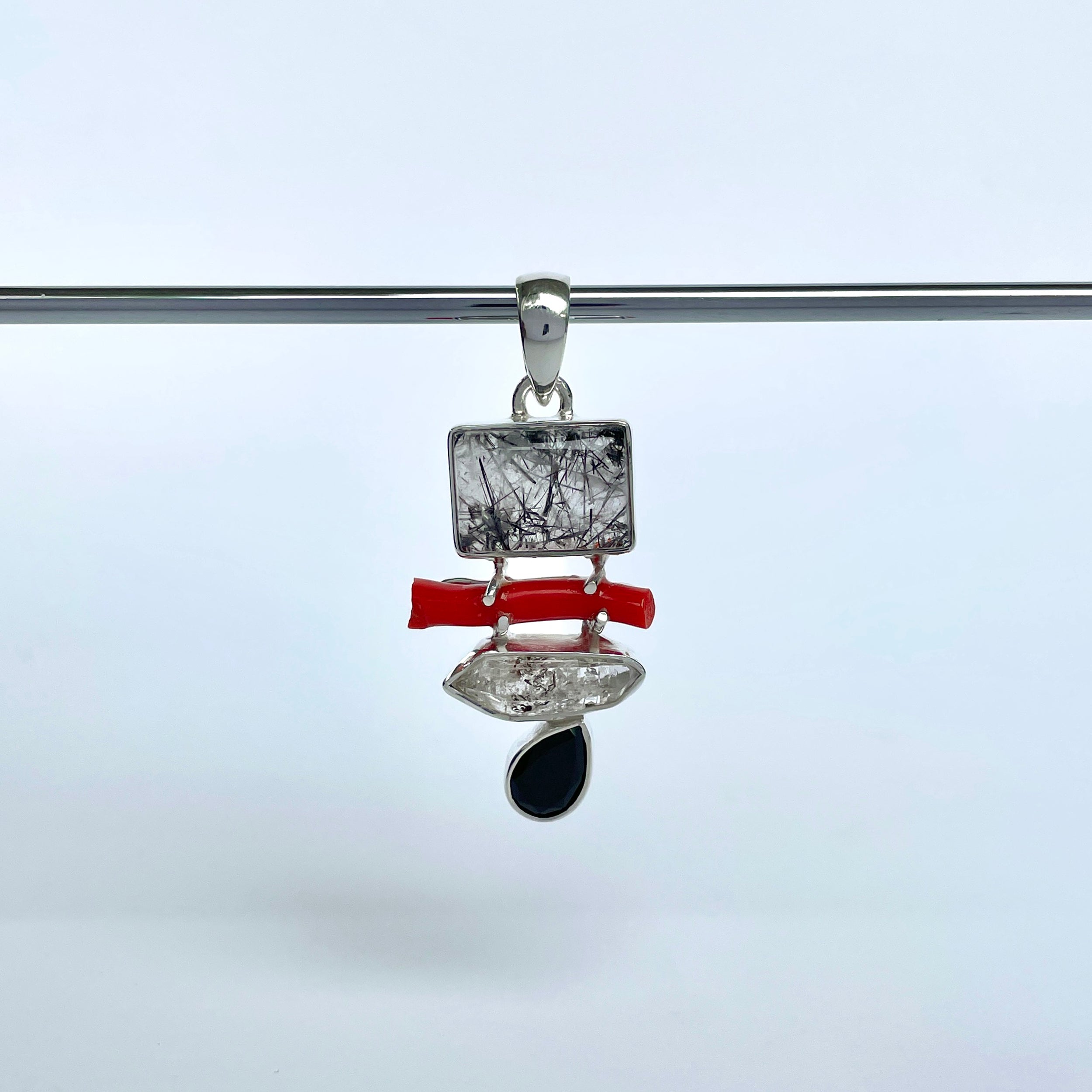 Black Rutile Pendant-(BLR-P-79.)