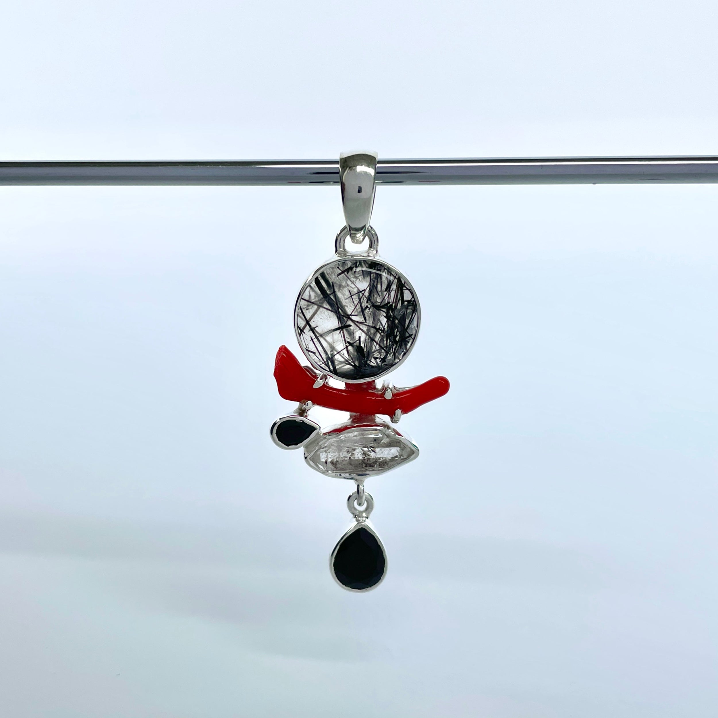 Black Rutile Pendant-(BLR-P-80.)