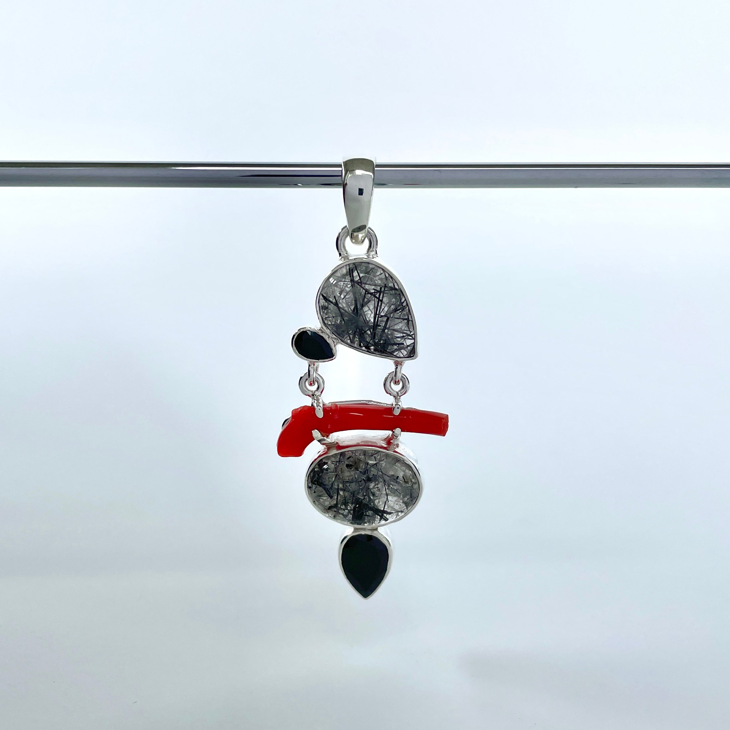 Black Rutile Pendant-(BLR-P-82.)