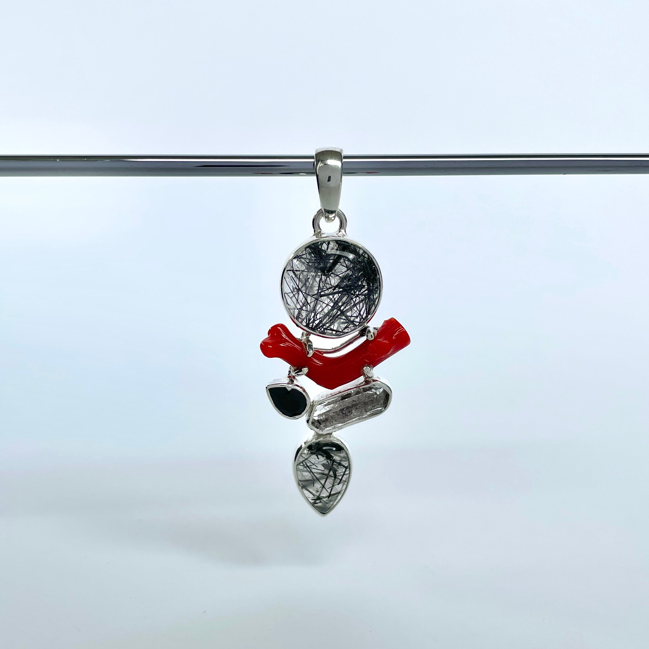 Black Rutile Pendant-(BLR-P-84.)