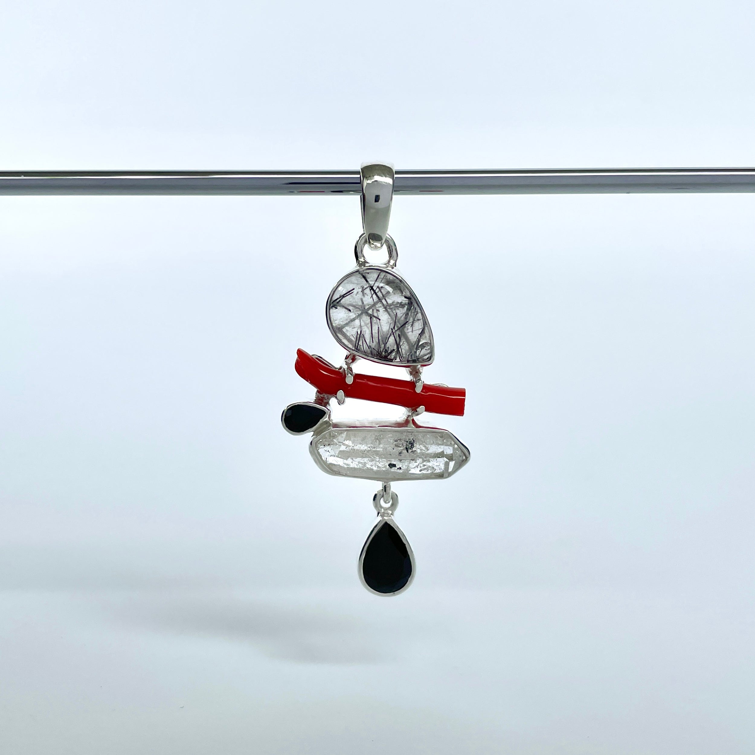 Black Rutile Pendant-(BLR-P-85.)