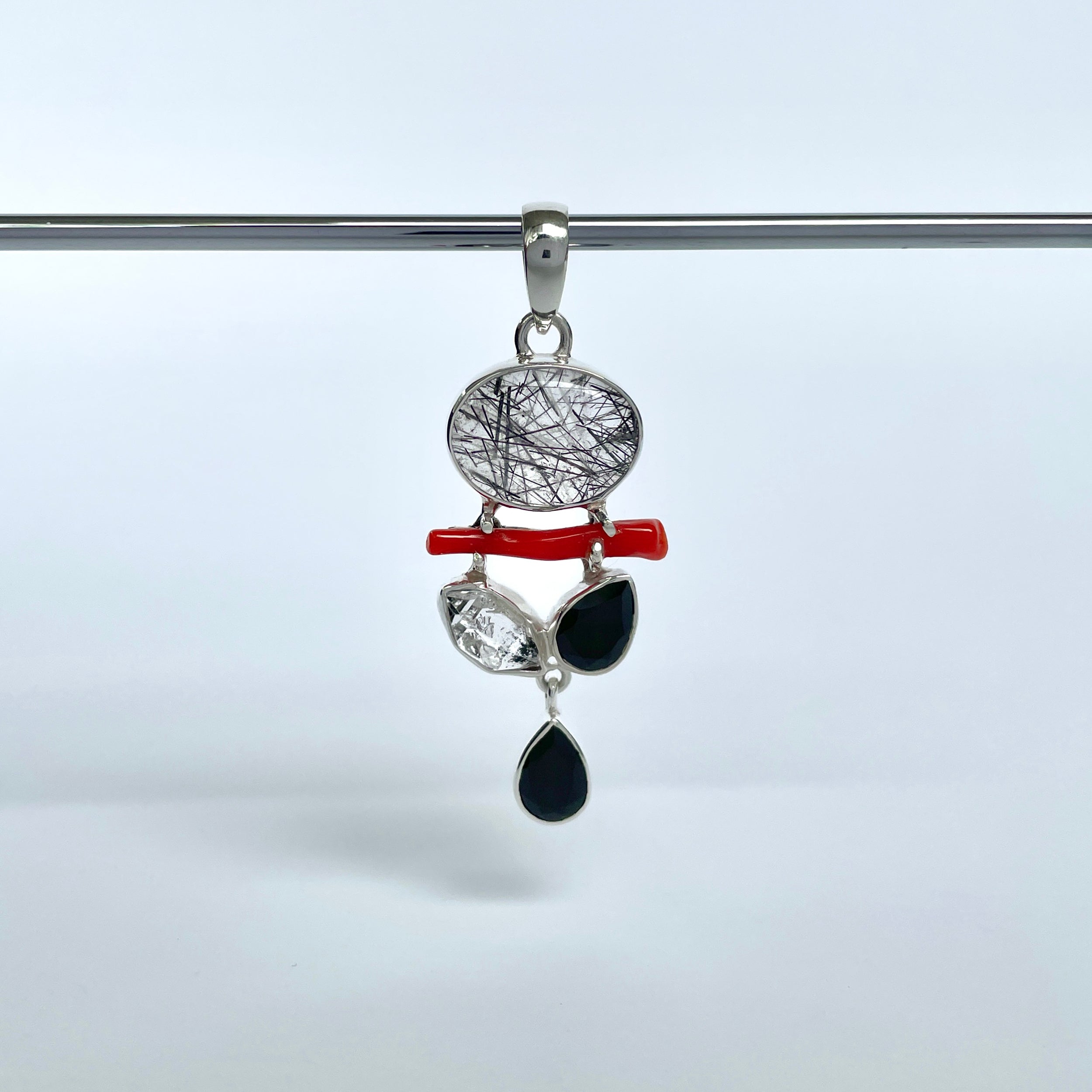 Black Rutile Pendant-(BLR-P-86.)