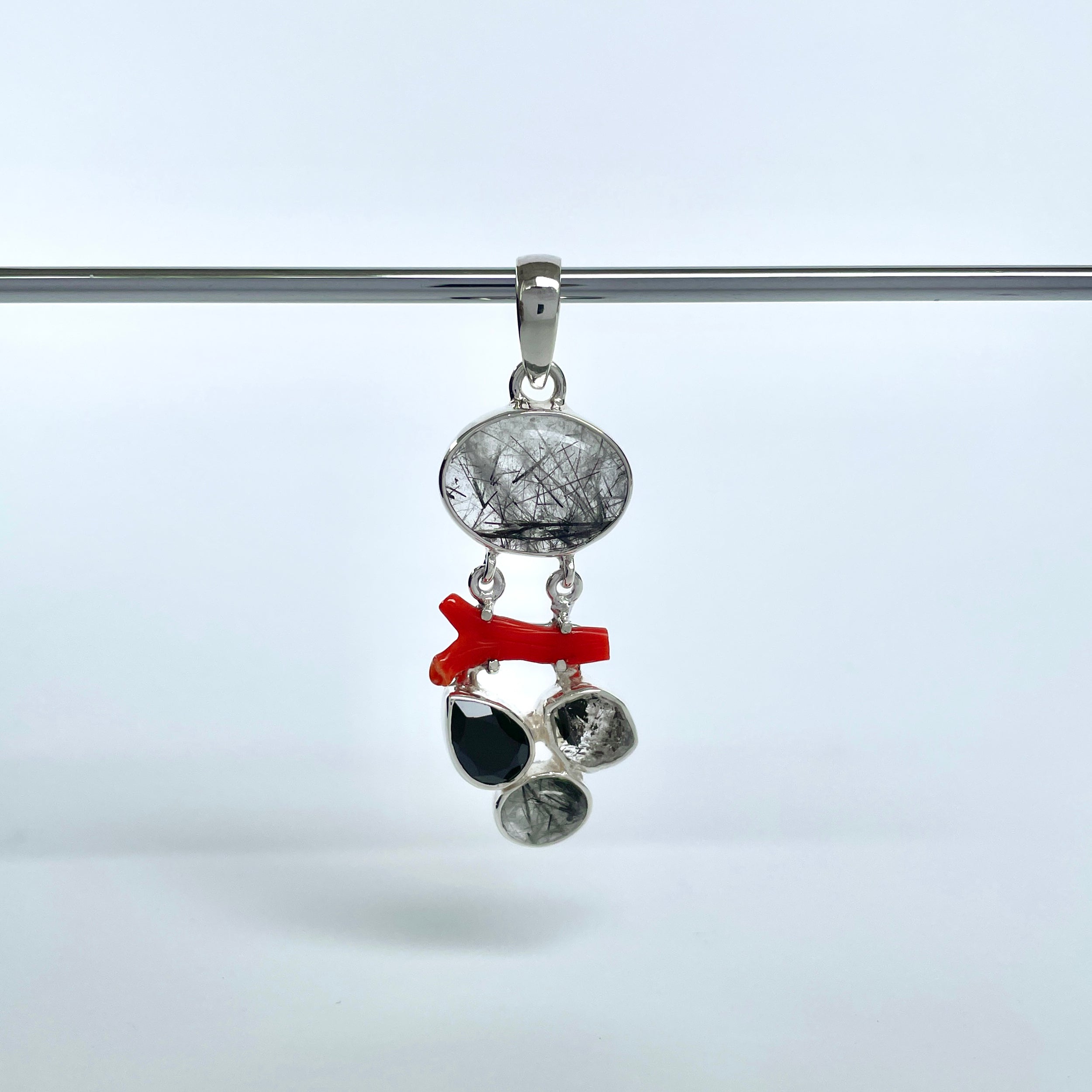 Black Rutile Pendant-(BLR-P-87.)