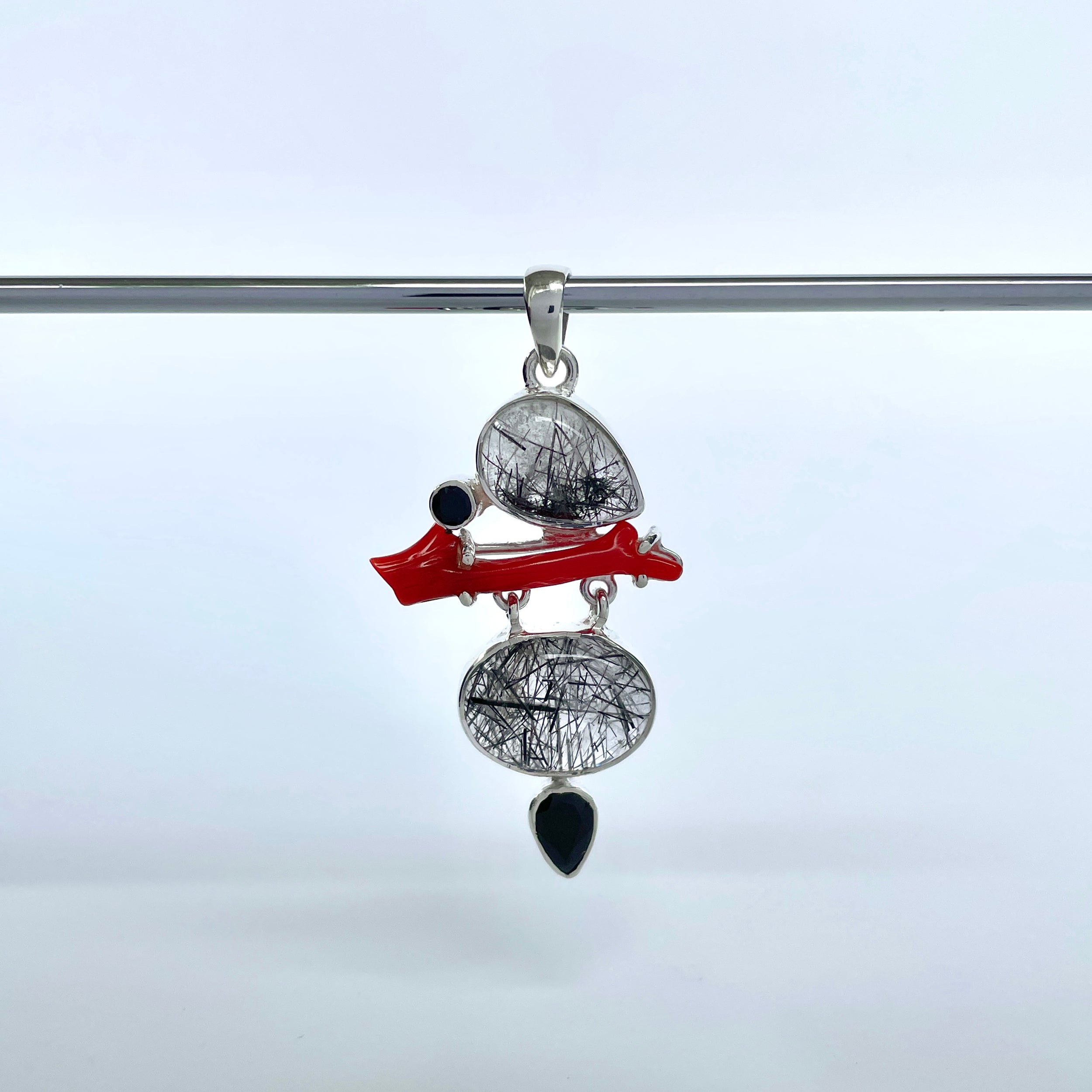 Black Rutile Pendant-(BLR-P-88.)