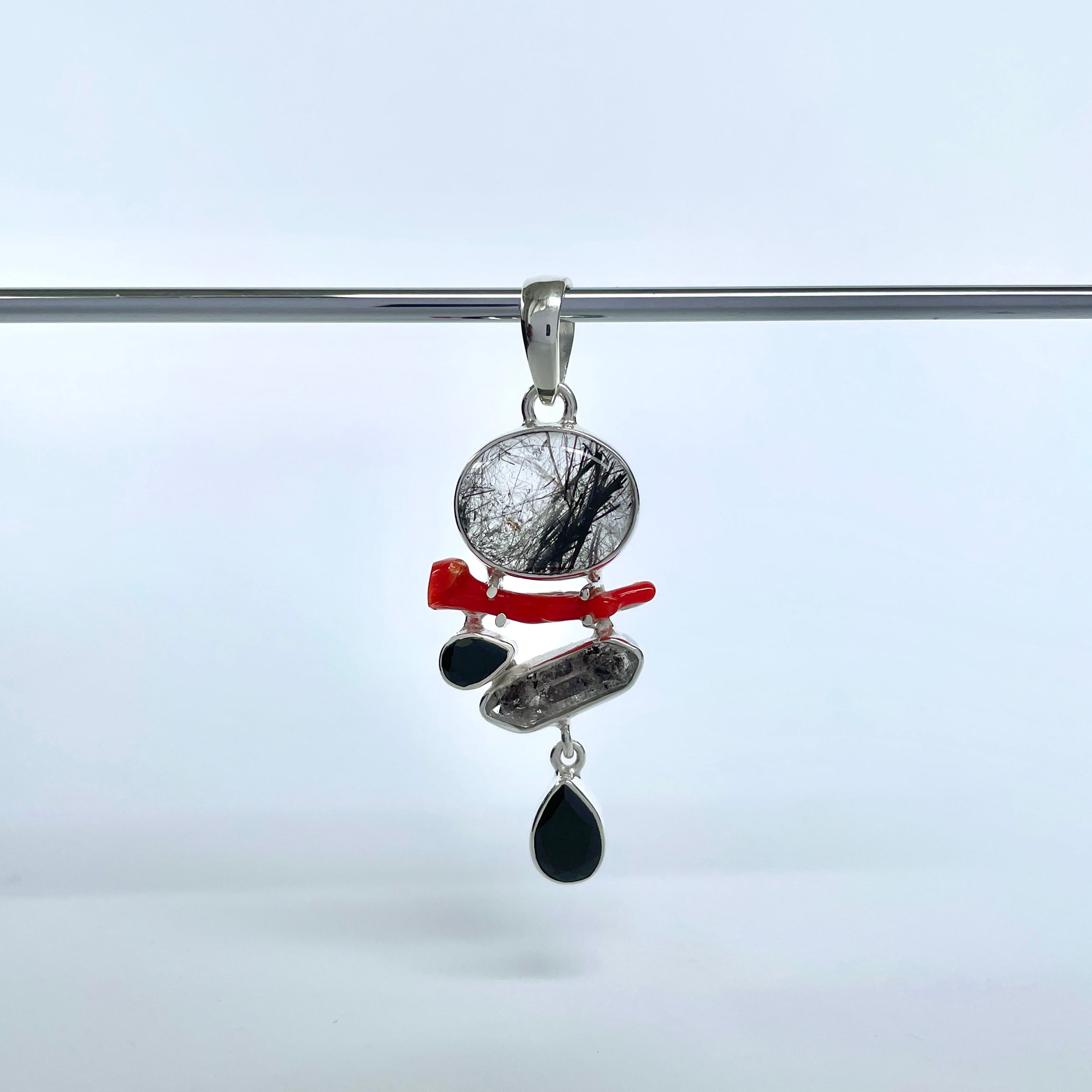 Black Rutile Pendant-(BLR-P-89.)