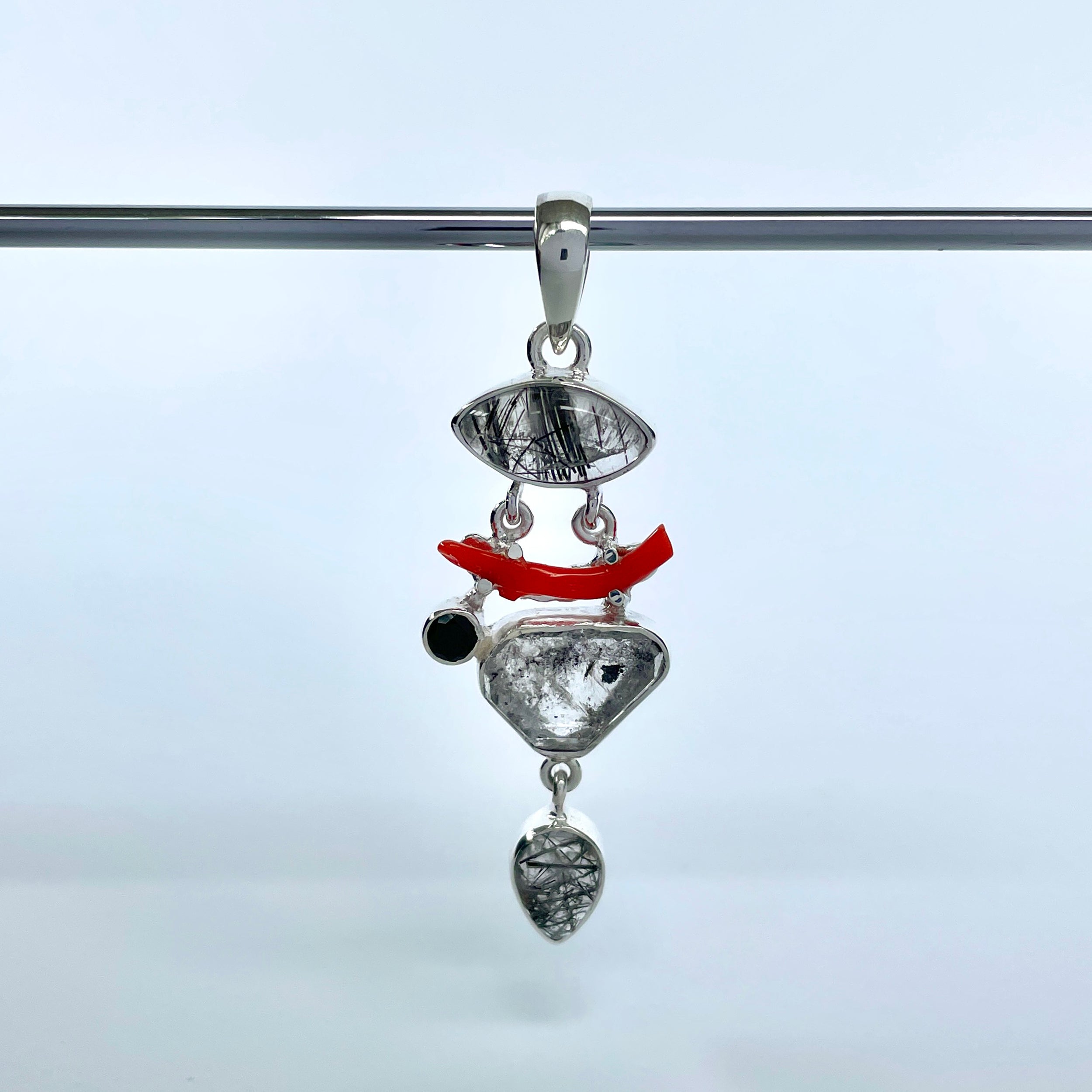 Black Rutile Pendant-(BLR-P-90.)