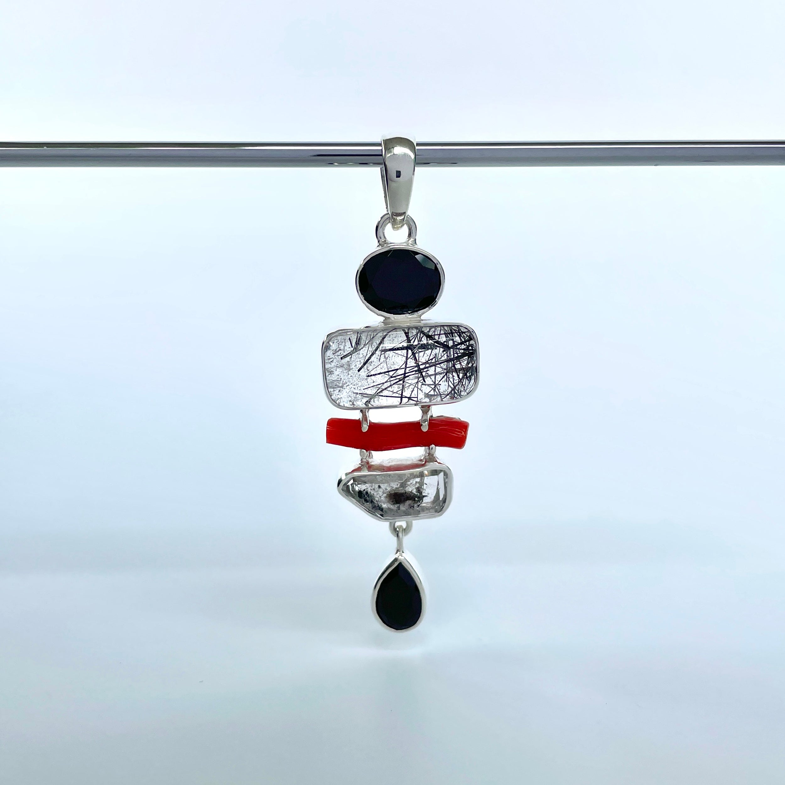 Black Rutile Pendant-(BLR-P-92.)